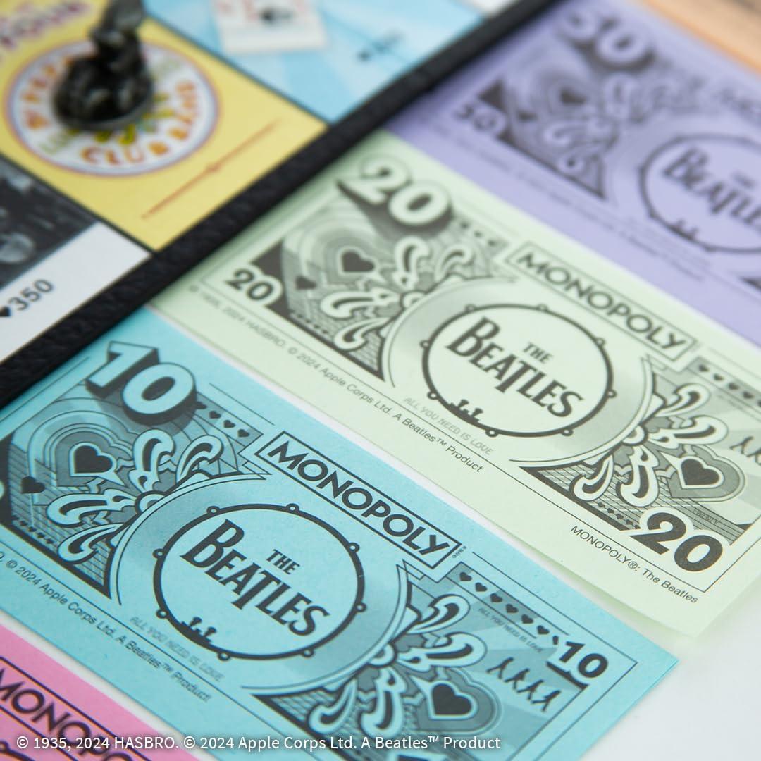 Monopoly Beatles Edición Especial - Juego de Mesa para 2-6 Jugadores
