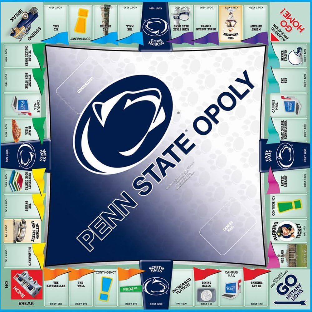 Juego de mesa Penn Stateopoly - Tarde para el cielo - 2-6 jugadores