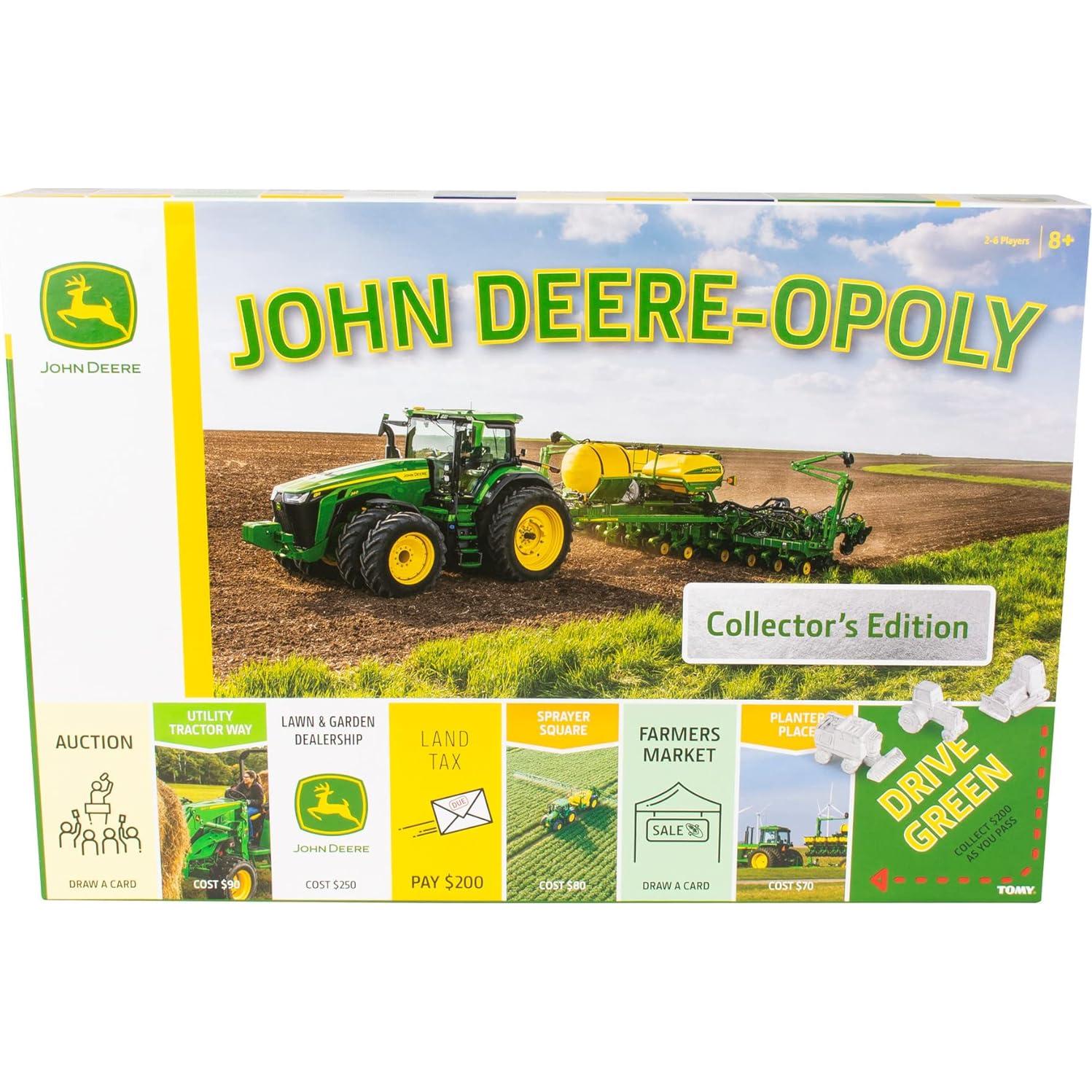 Juego de Mesa John Deere-opoly TOMY - Diversión Agrícola 8+