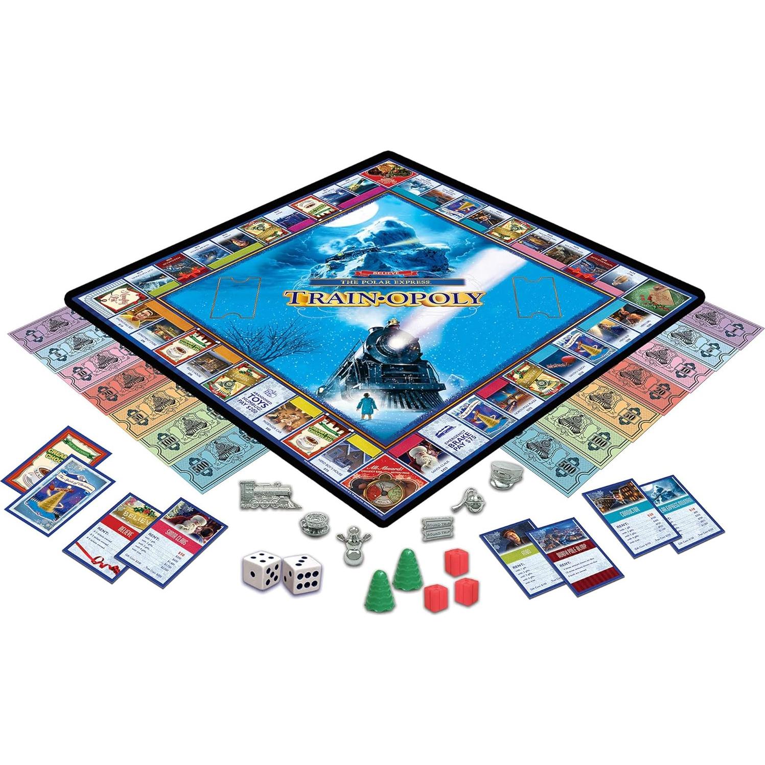 Juego de Mesa MasterPieces Opoly El Expreso Polar - 2 a 6 Jugadores