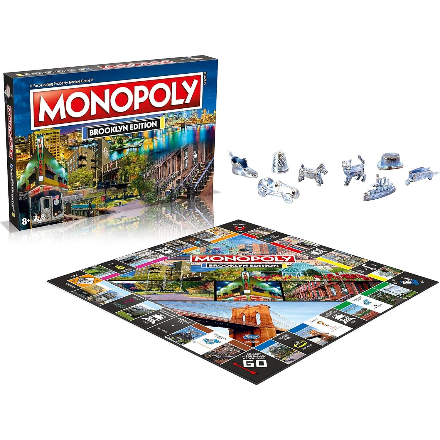 Monopoly Edición Brooklyn - Juego de Mesa Familiar 2-6 Jugadores