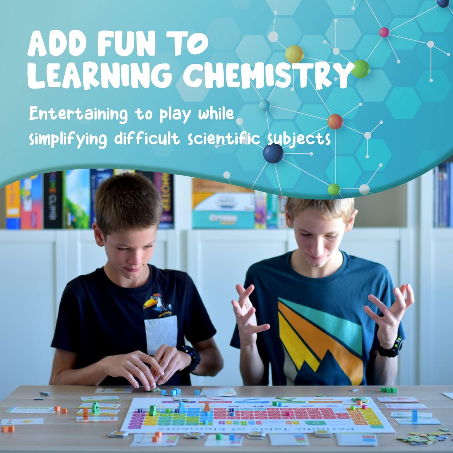 Juego de Mesa Periódico Genius Games - Química Educativa 1.08 kg