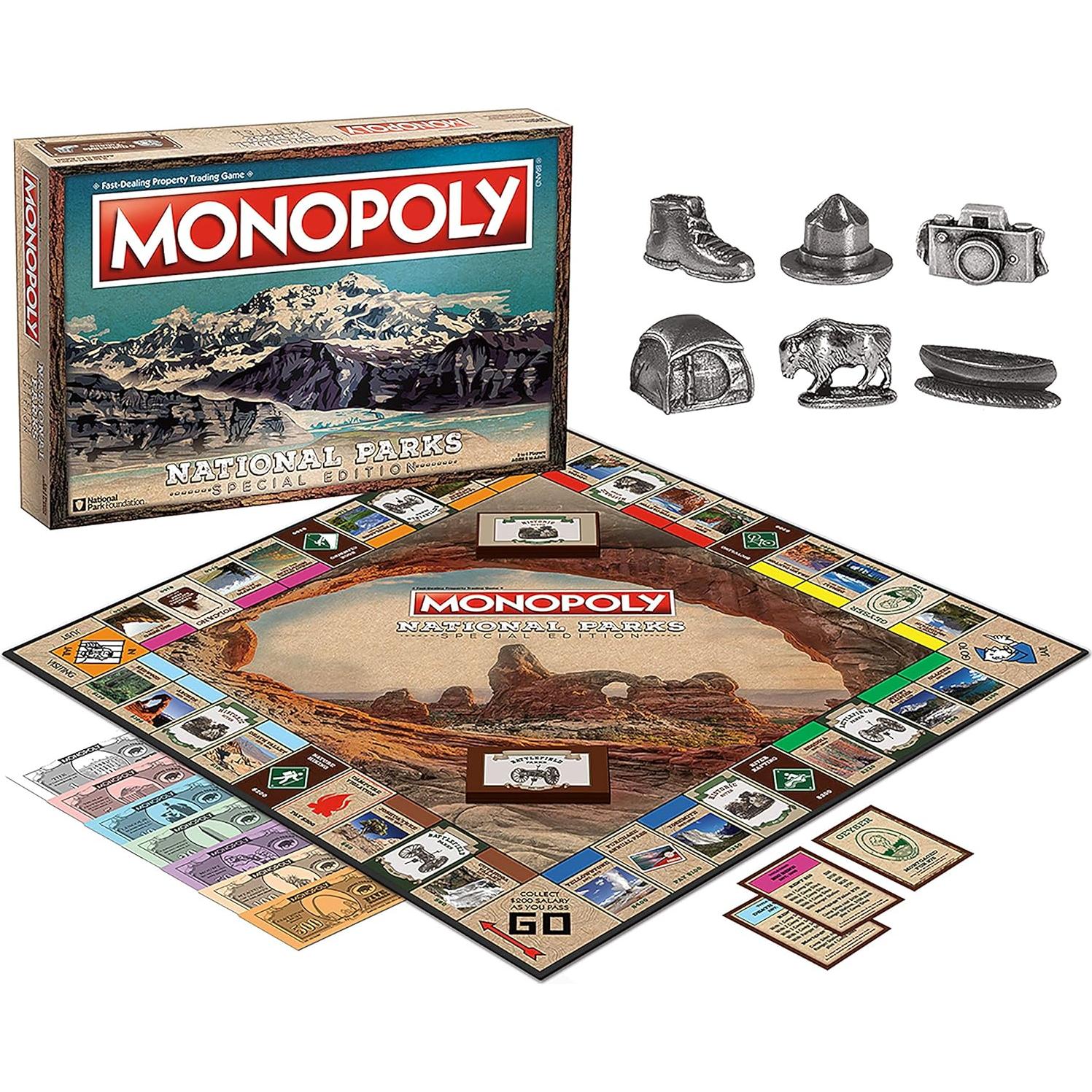 Monopoly Parques Nacionales USA 2020 | Juego Familiar Educativo