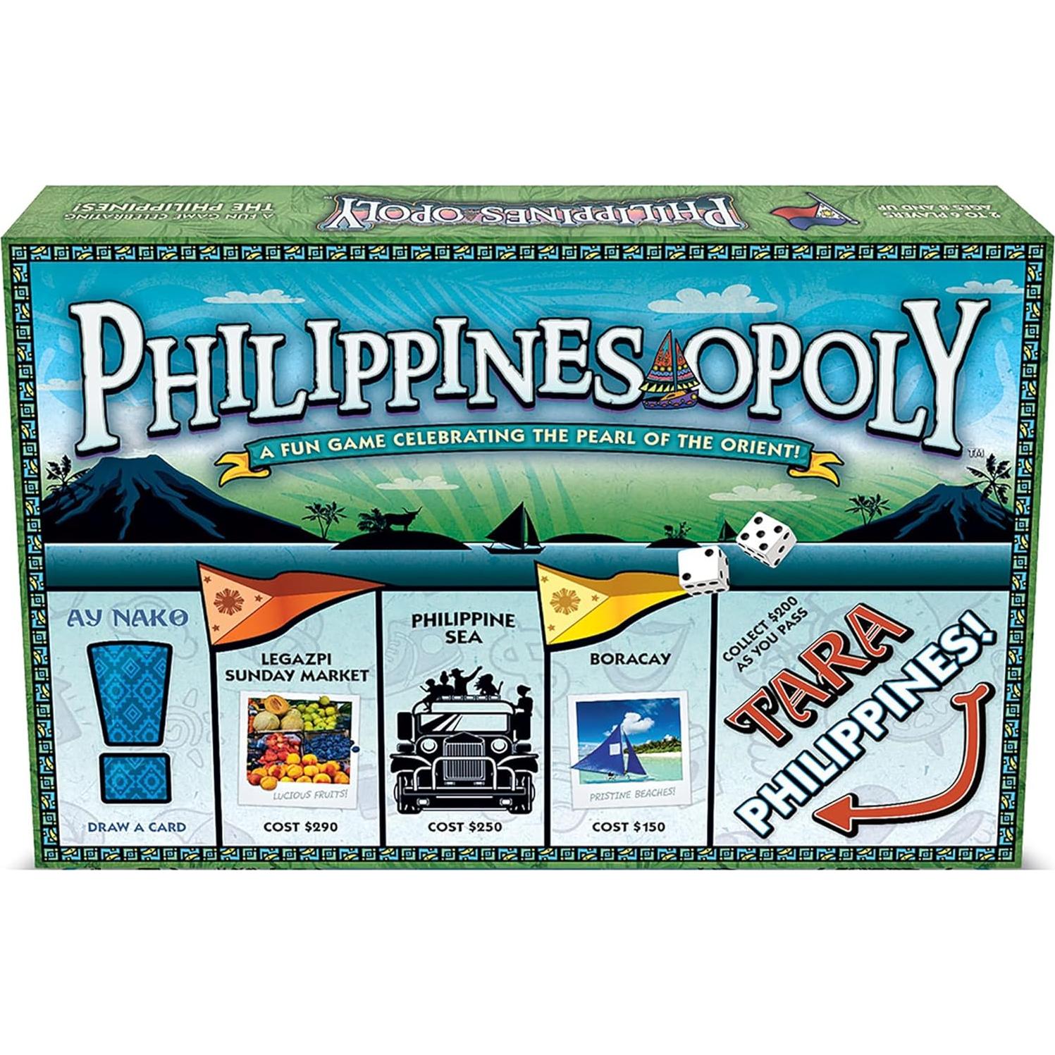 Juego de Mesa Filipinas-Opoly Tarde Para El Cielo 2-6 Jugadores