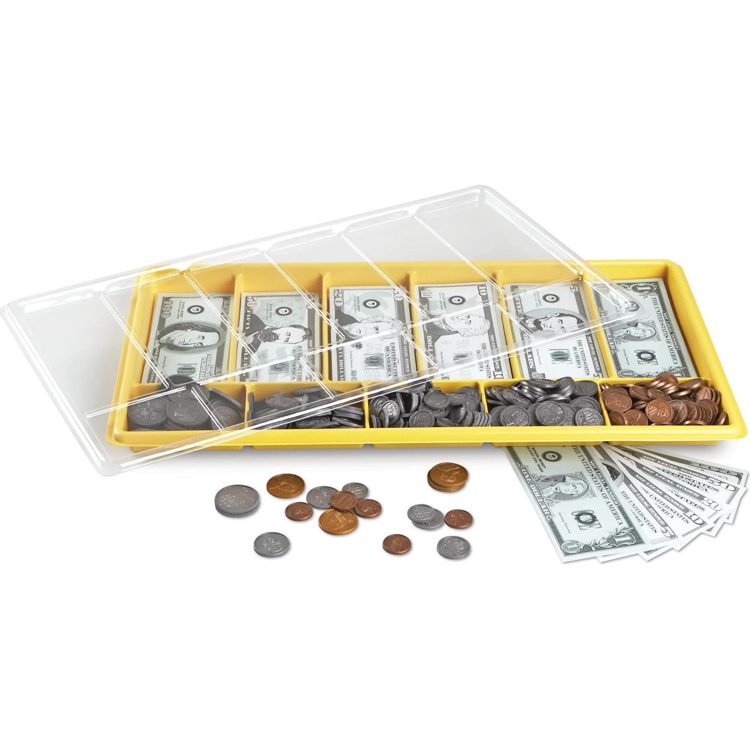 Kit de Dinero Gigante Learning Resources - 100 Monedas y Billetes