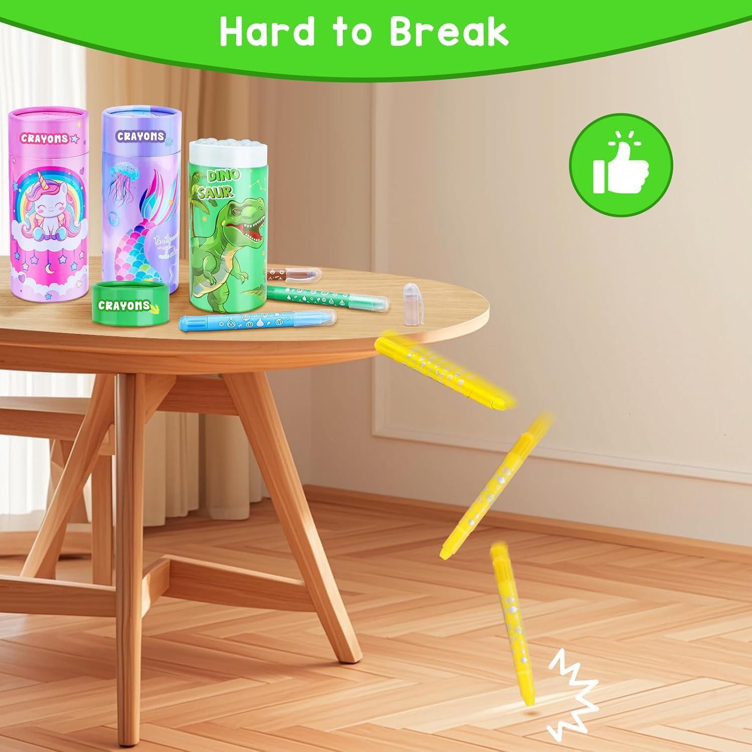 Crayones DreamCandy 12 Colores No Tóxicos para Niños