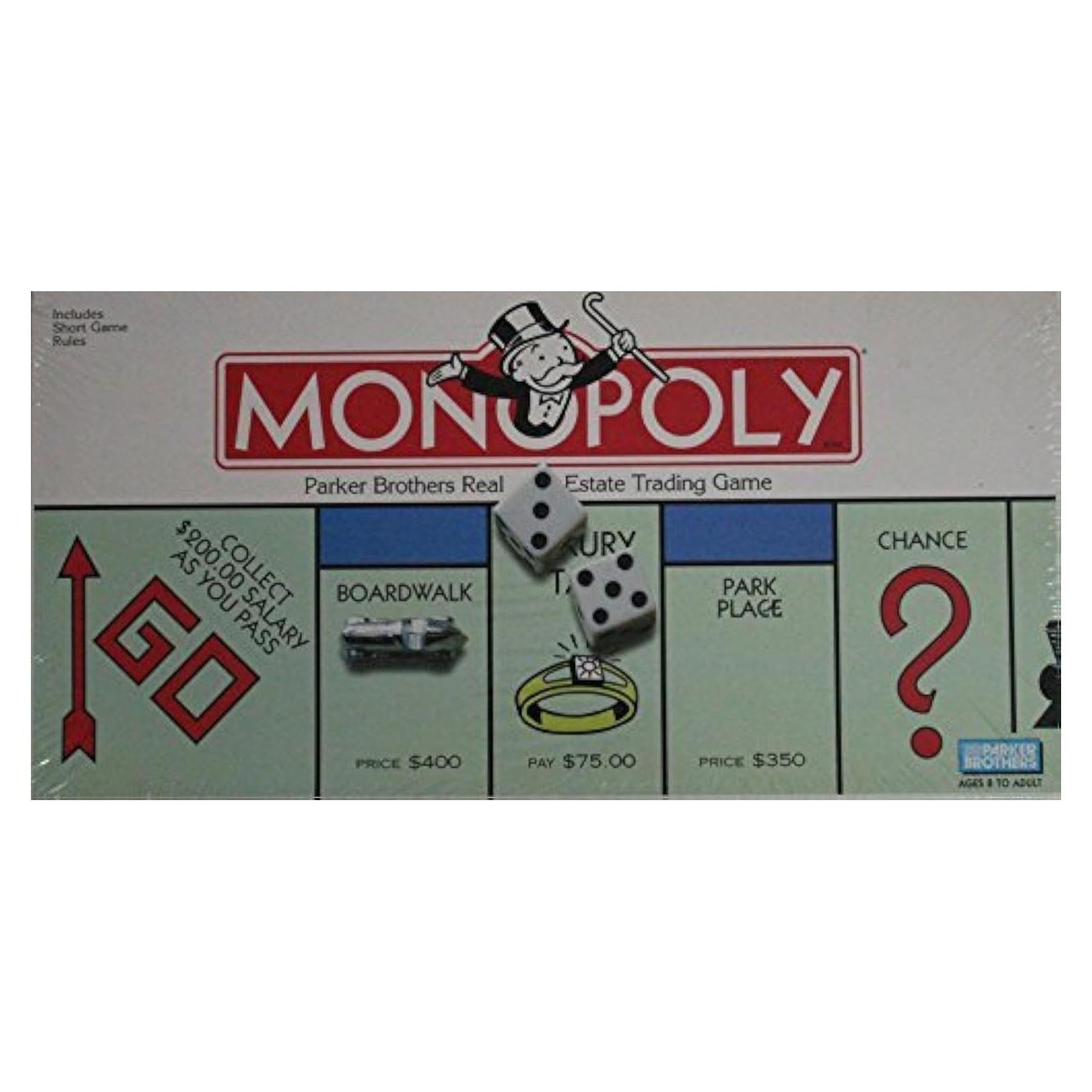 Juego de Mesa Monopoly Parker Brothers 1996 - 1.02 kg