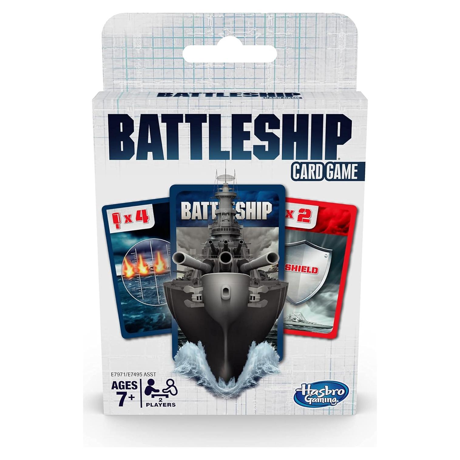 Juego de Cartas Battleship Hasbro para Niños 7+ Estrategia