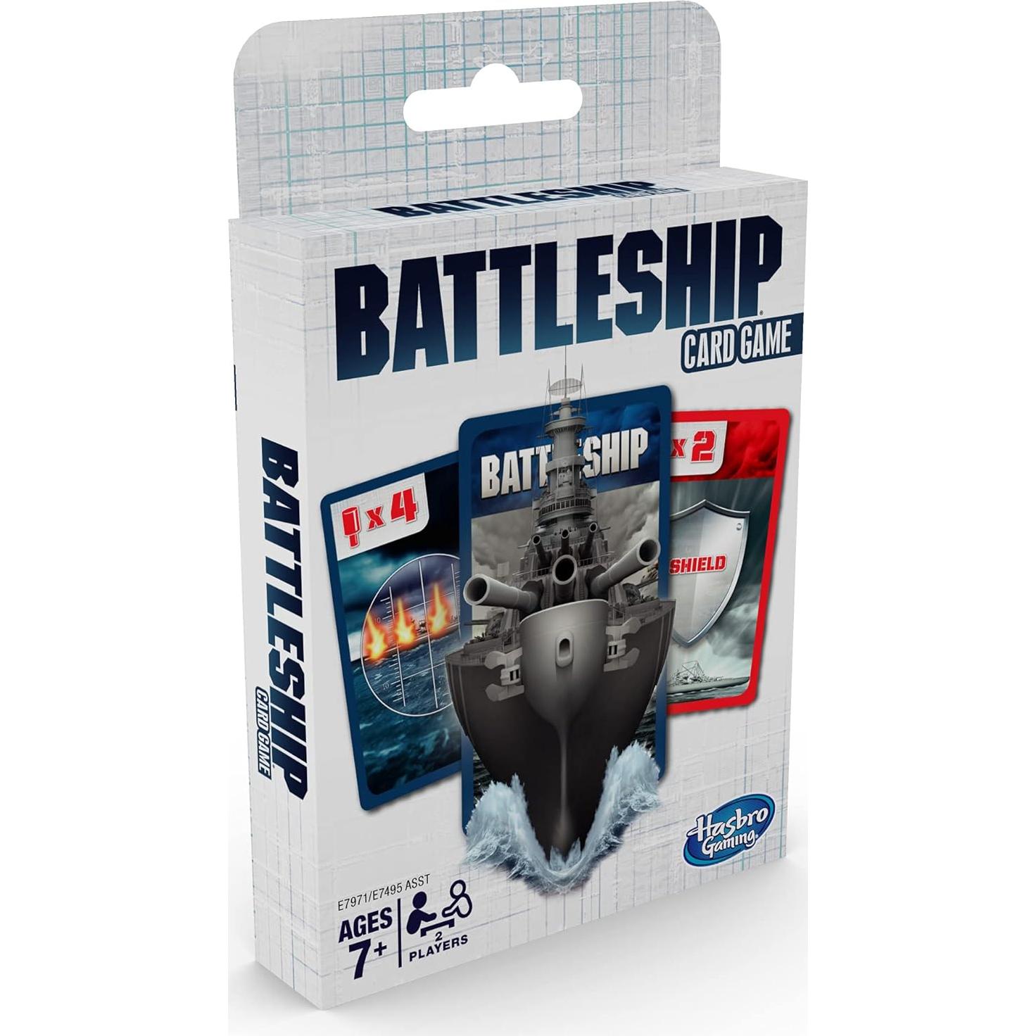 Juego de Cartas Battleship Hasbro para Niños 7+ Estrategia