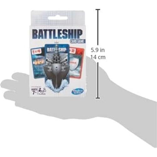 Juego de Cartas Battleship Hasbro para Niños 7+ Estrategia