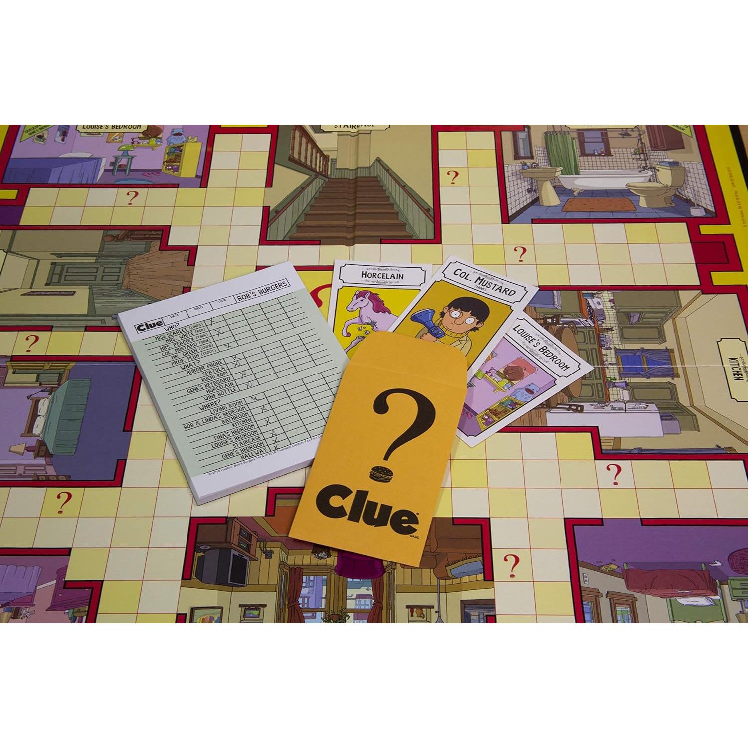 Juego de Mesa Clue Bob's Burgers - Misterio en Español