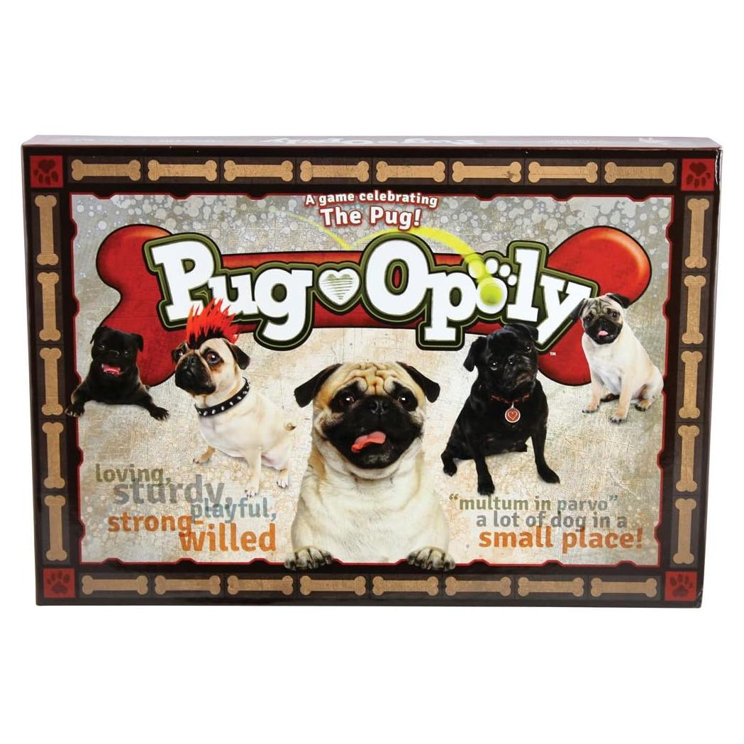 Juego de Mesa Pug-opoly Tarde Para el Cielo para 2-6 Jugadores