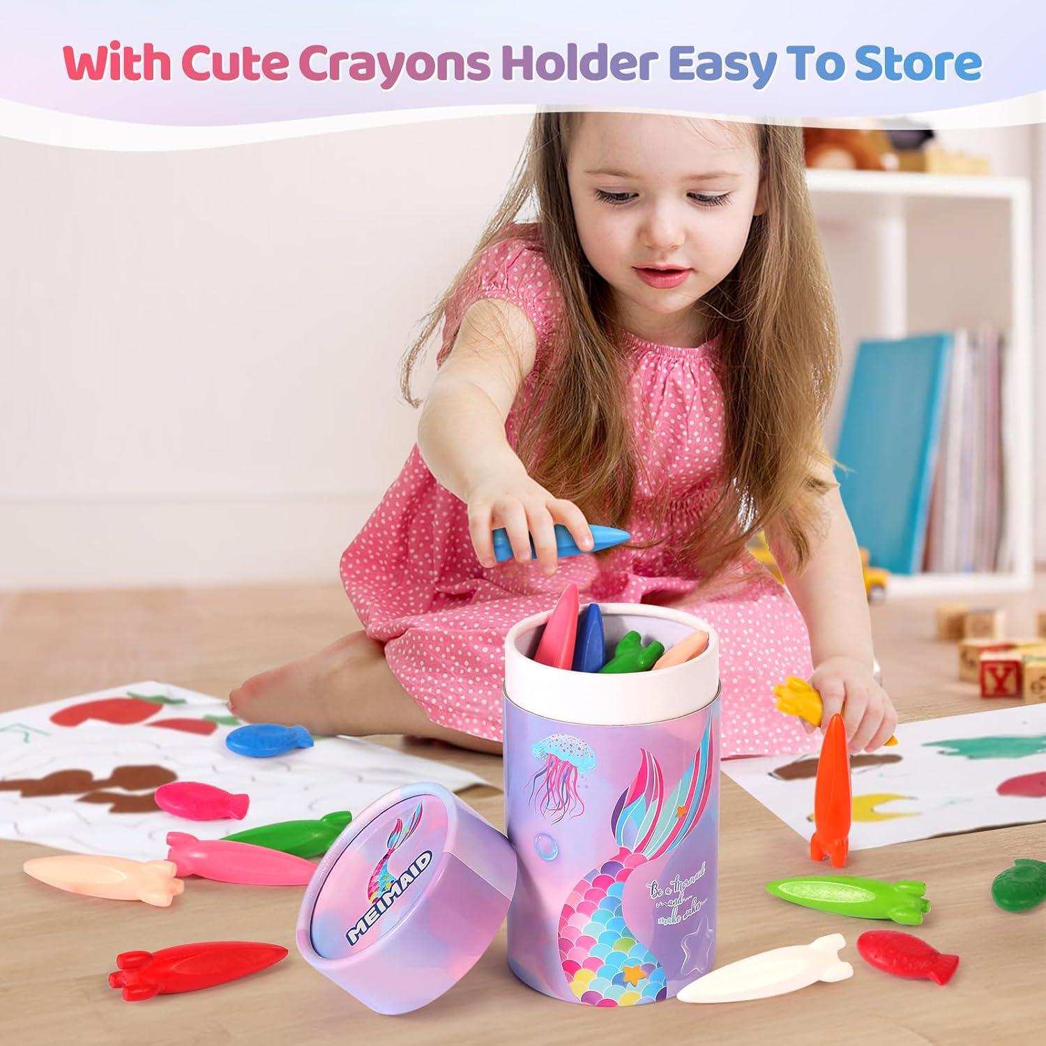 Crayones DreamCandy 36PCS Lavables y No Tóxicos