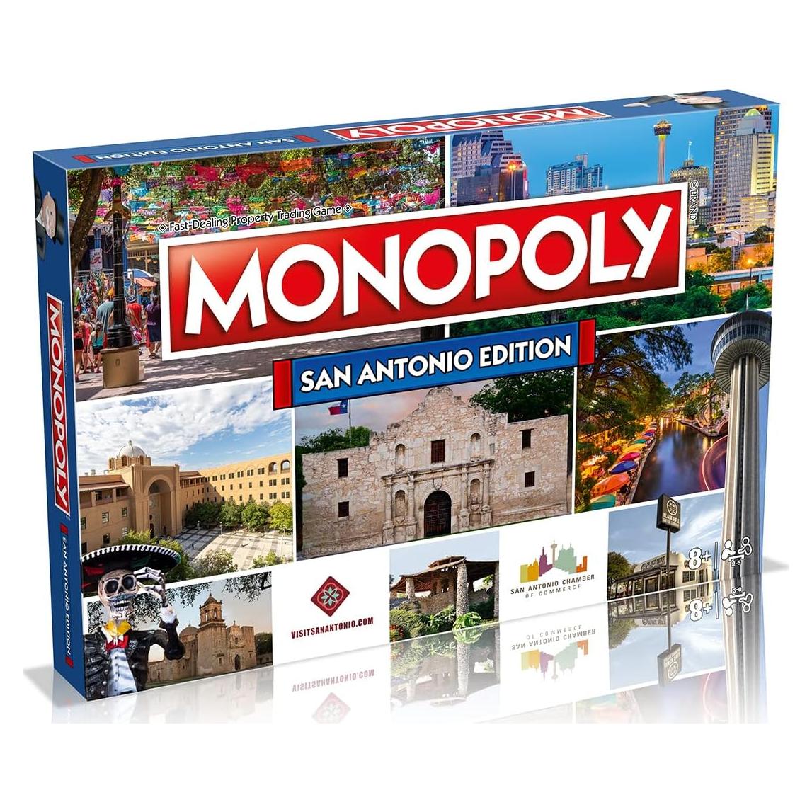 Monopoly Edición San Antonio - Juego de Mesa 2-6 Jugadores