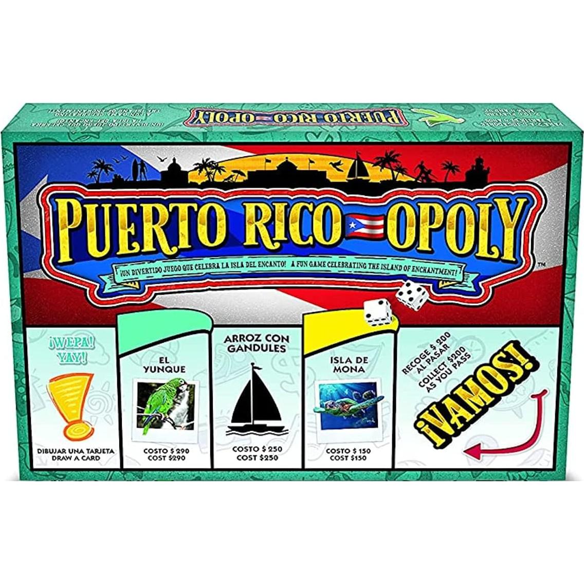 Juego de mesa Puerto Rico-Opoly Tarde para el cielo 2-6 Jugadores