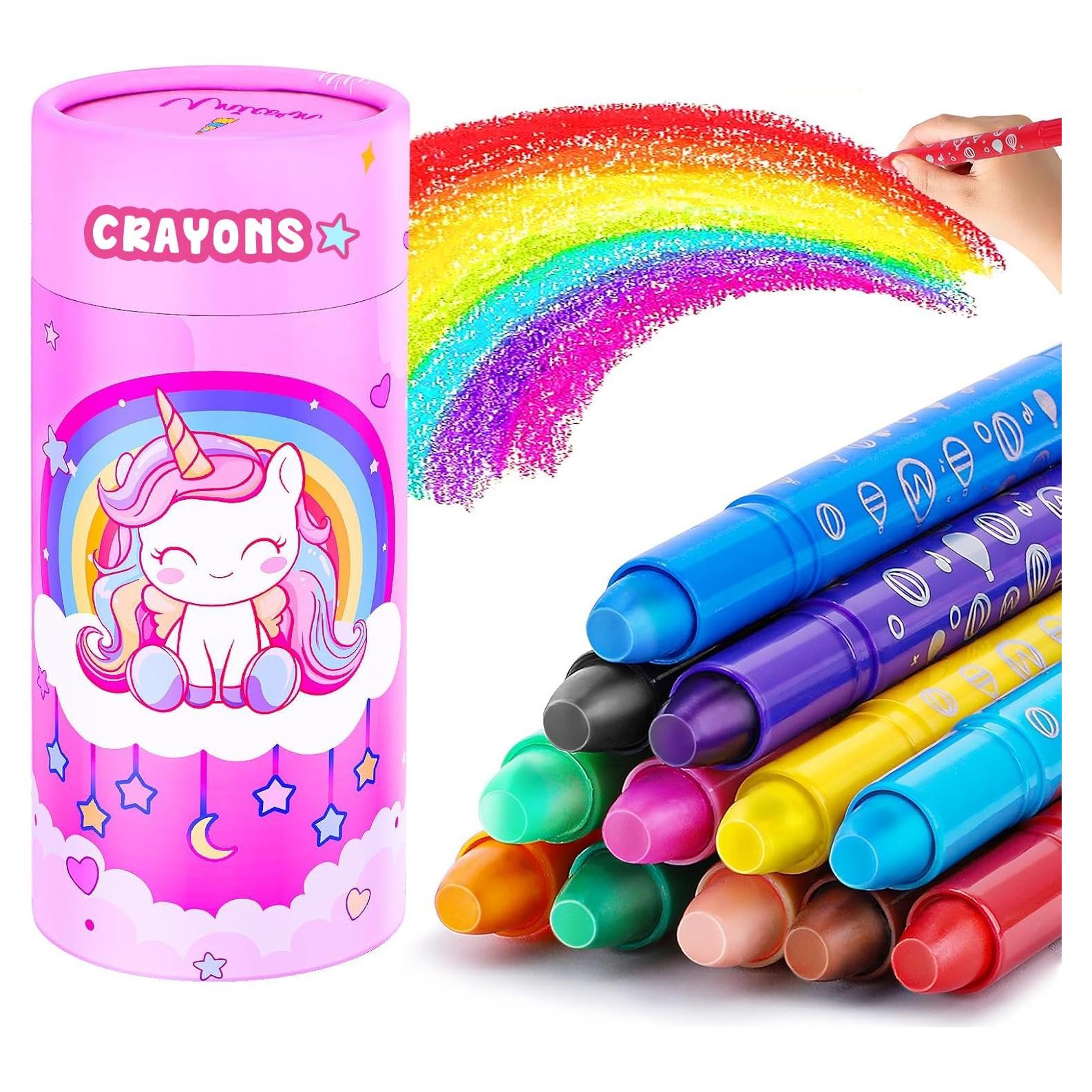 Crayones DreamyCandy 12 Colores Lavables para Niños