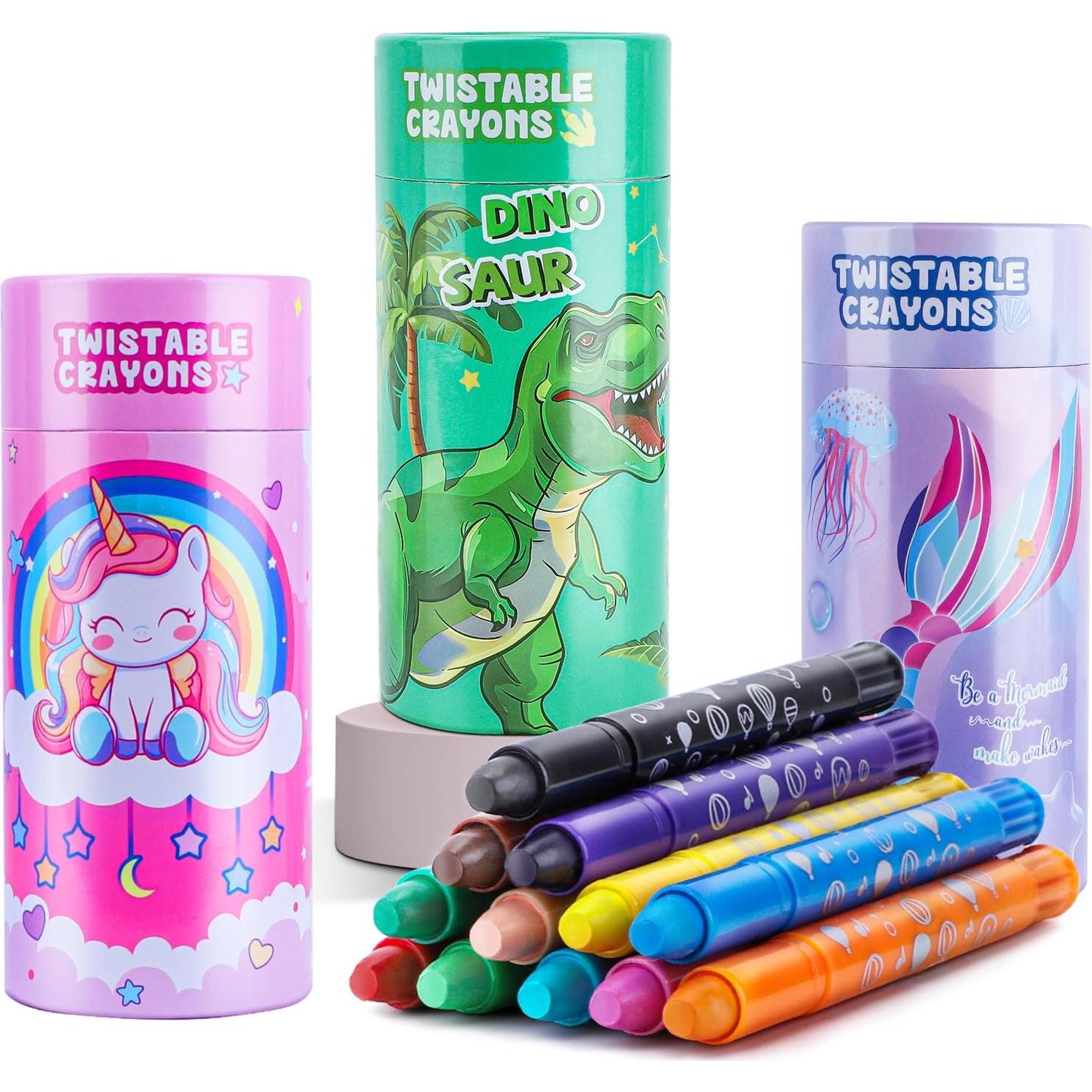 Crayones DreamyCandy 12 Colores Lavables para Niños