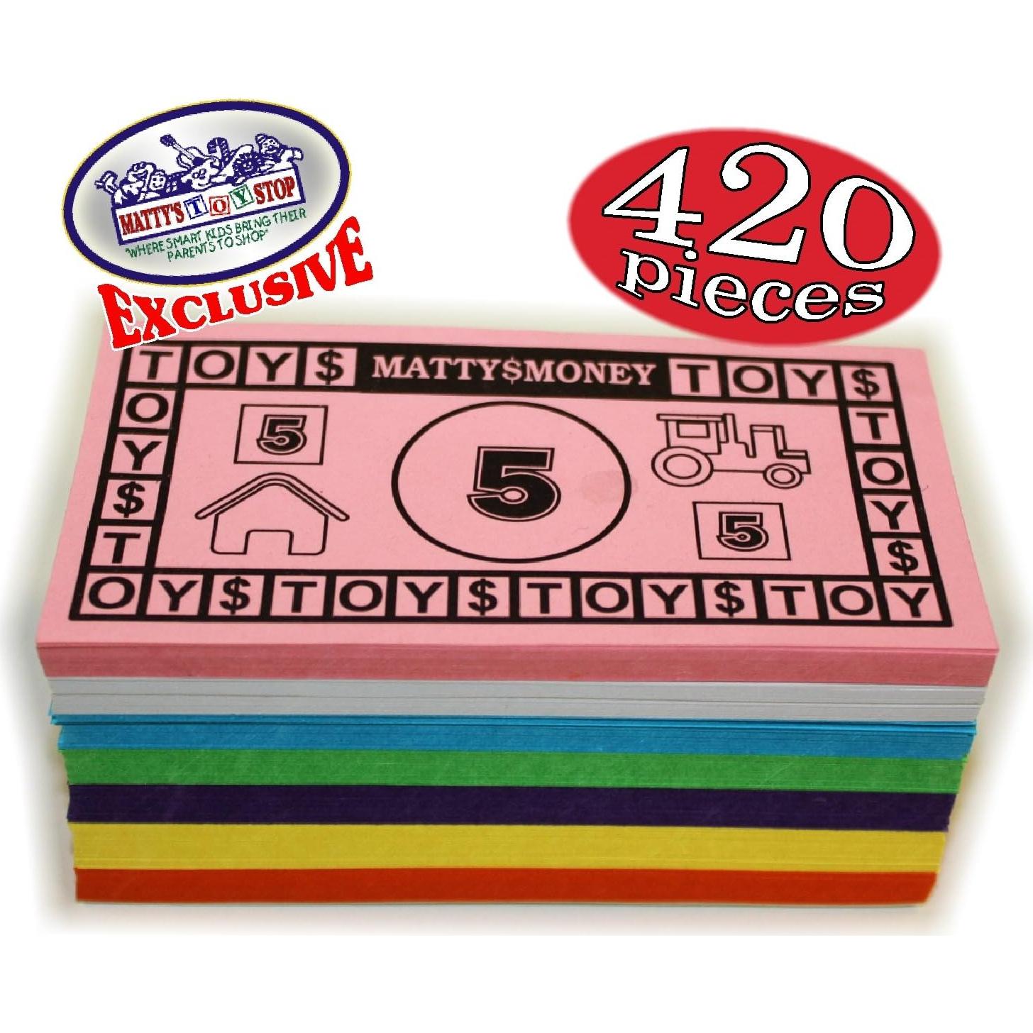 Juego de Dinero de Reemplazo Matty's Money 420 Piezas