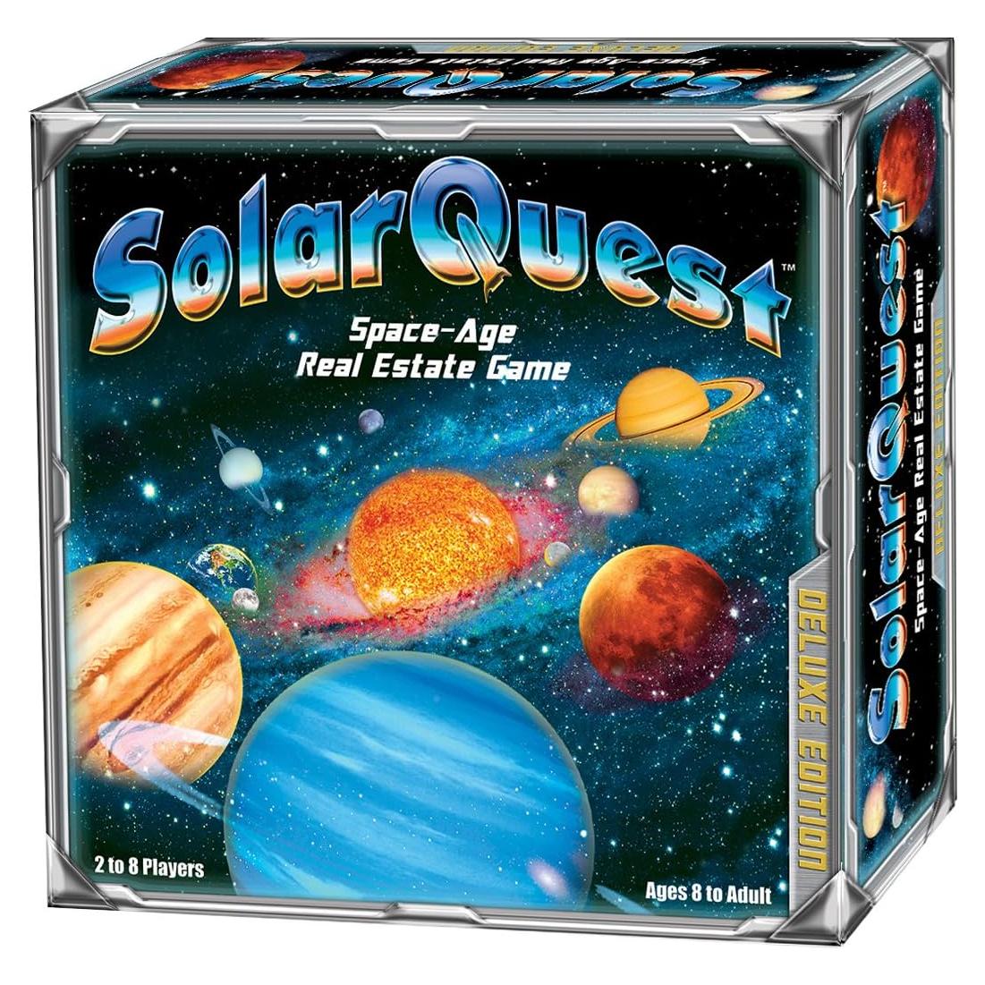 Juego de Mesa SolarQuest Deluxe - Bienes Raíces Espaciales