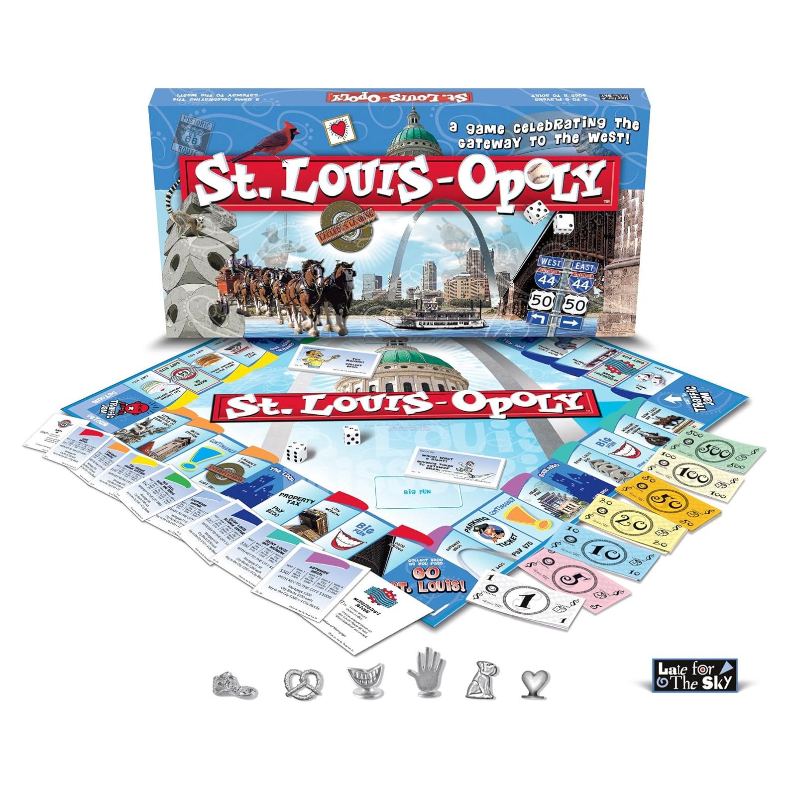 Juego de mesa St. Louis-opoly Tarde para el cielo 39x27 cm