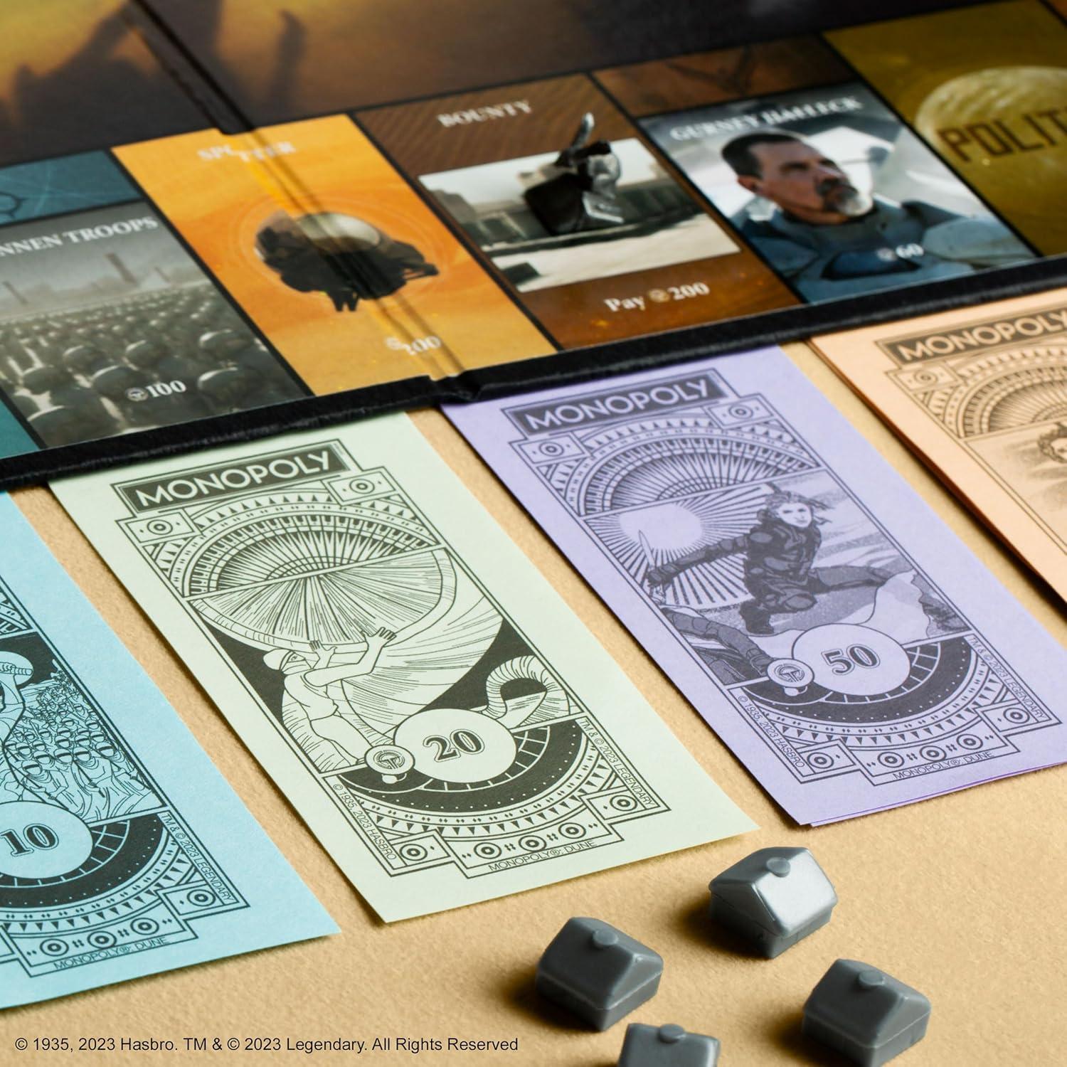 Monopoly Dune USAopoly | Juego de Estrategia 2-6 Jugadores