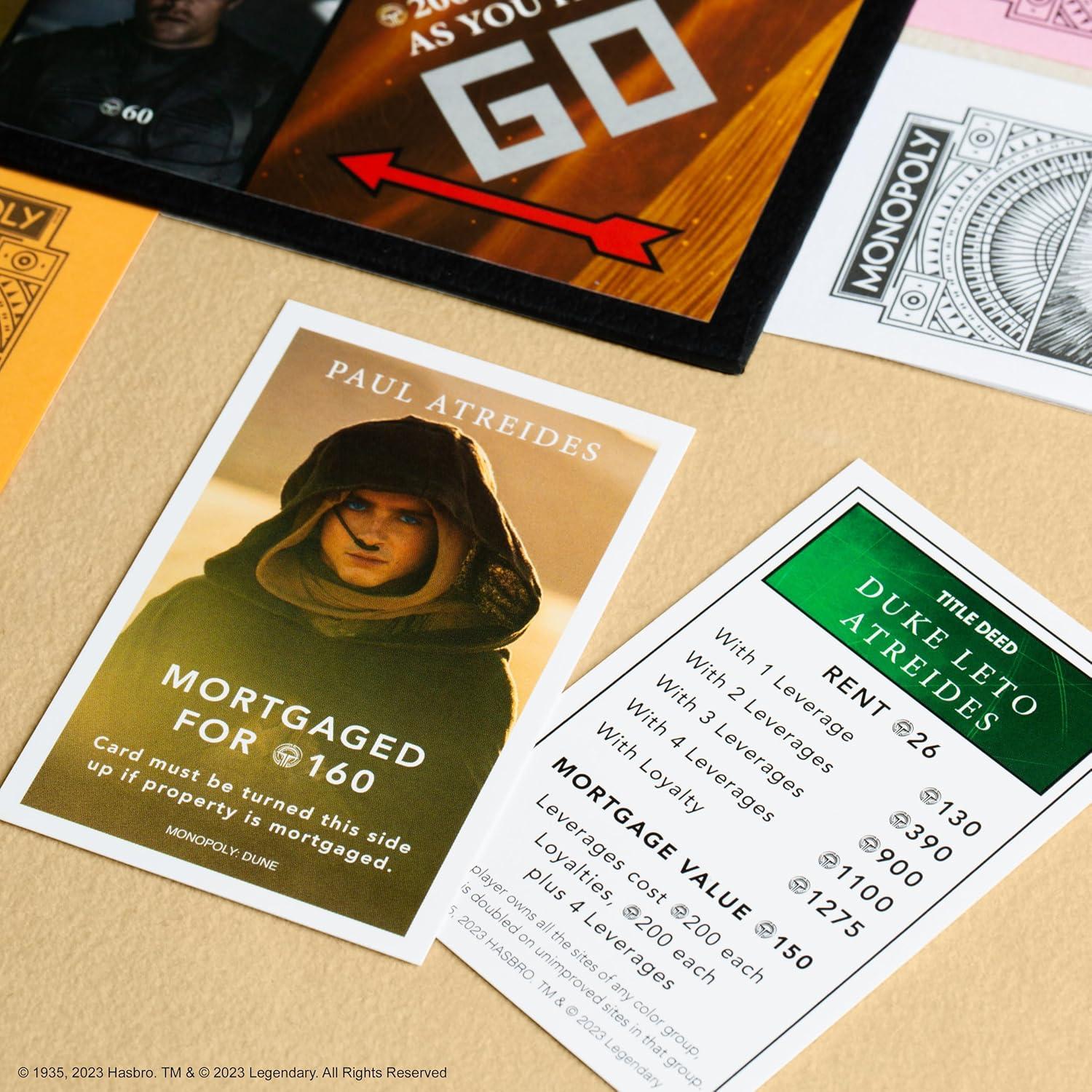 Monopoly Dune USAopoly | Juego de Estrategia 2-6 Jugadores