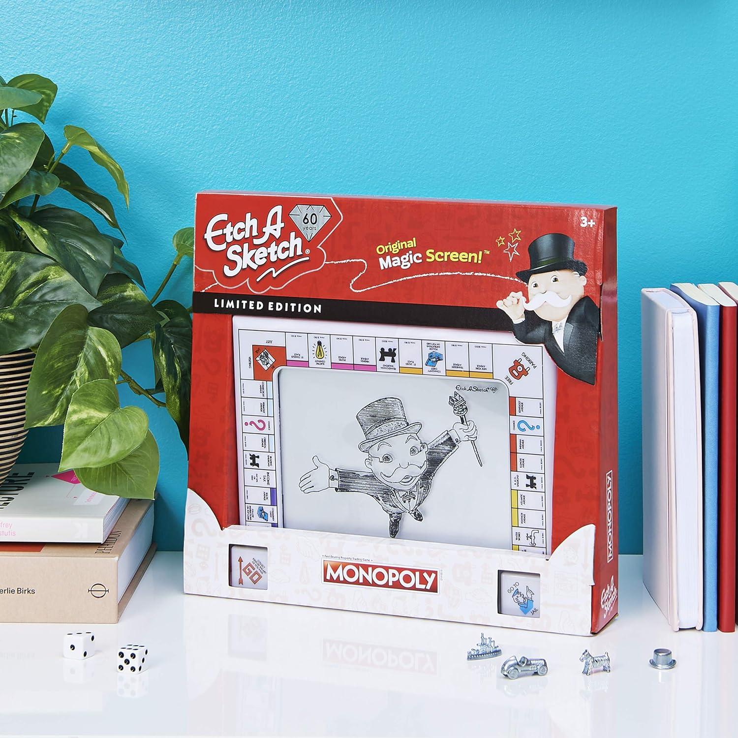 Etch A Sketch Clásico Monopoly Edición Limitada 60 Años