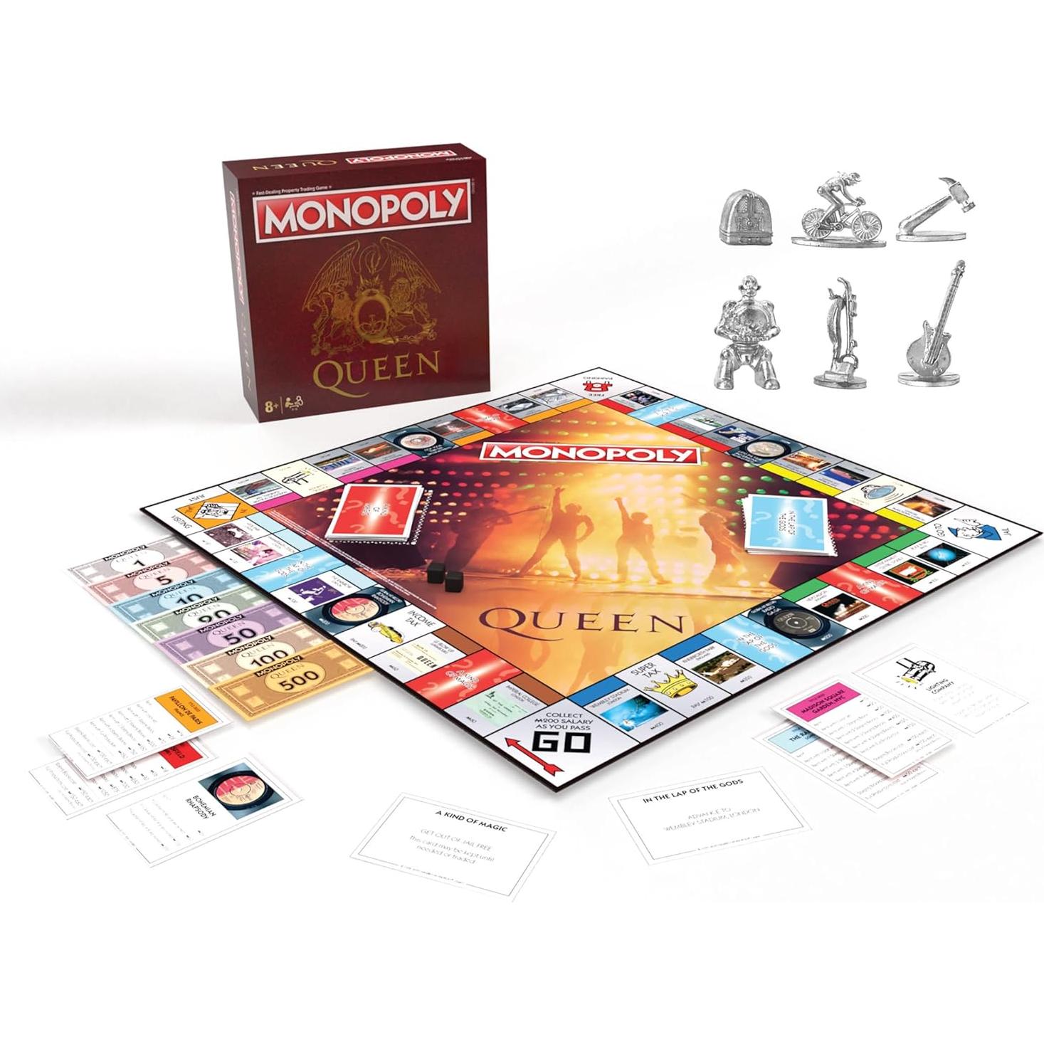 Monopoly Queen | Juego de Mesa Coleccionable 2-6 Jugadores