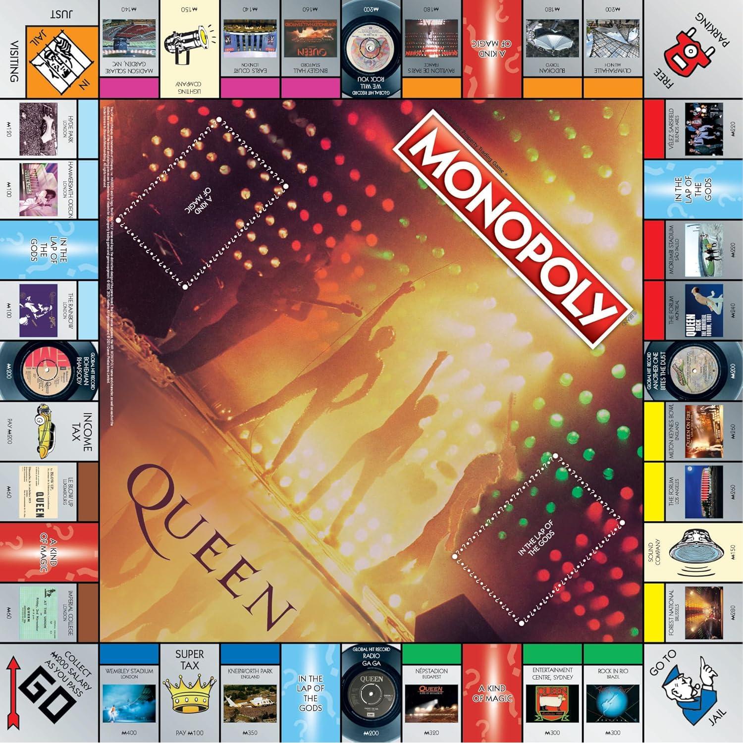 Monopoly Queen | Juego de Mesa Coleccionable 2-6 Jugadores