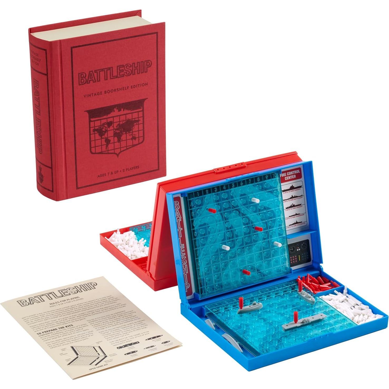 Juego de Estrategia Battleship WS Game Company - Edición Vintage