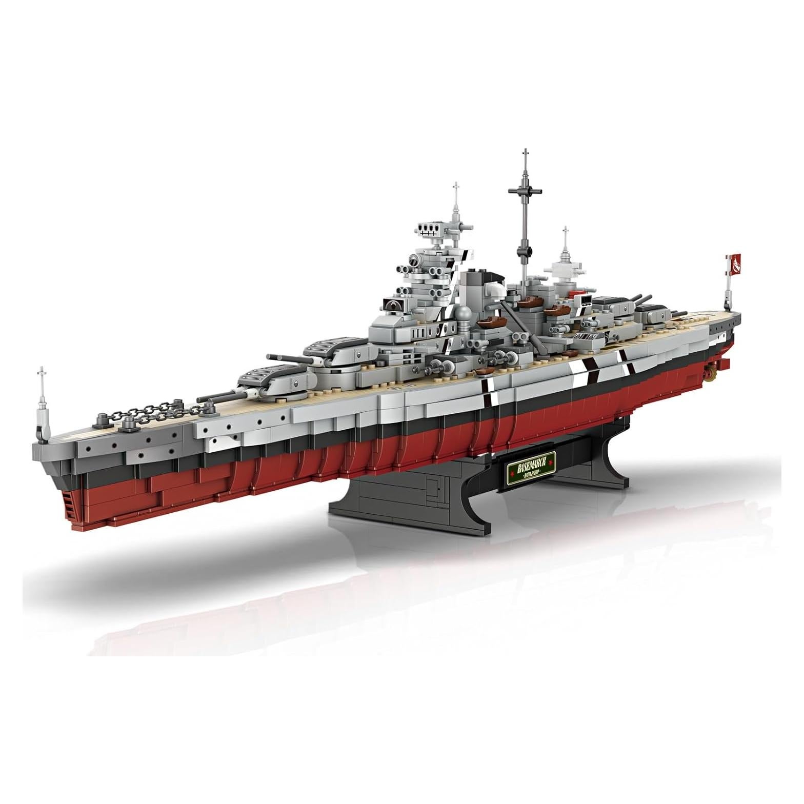 Kits de Construcción Acorazado Bismarck Brihappen 2081 Piezas