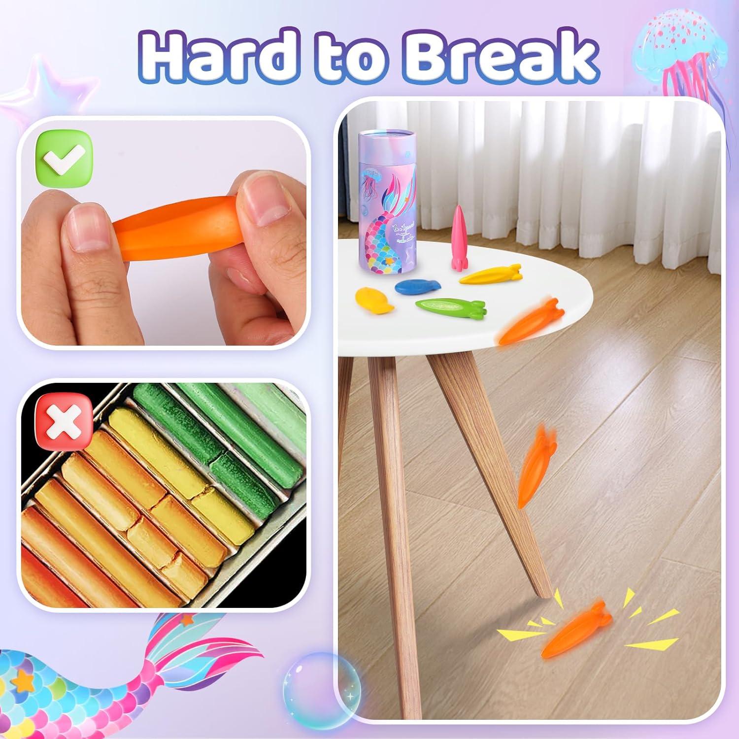 Crayones DreamCandy 18PCS lavables en formas divertidas