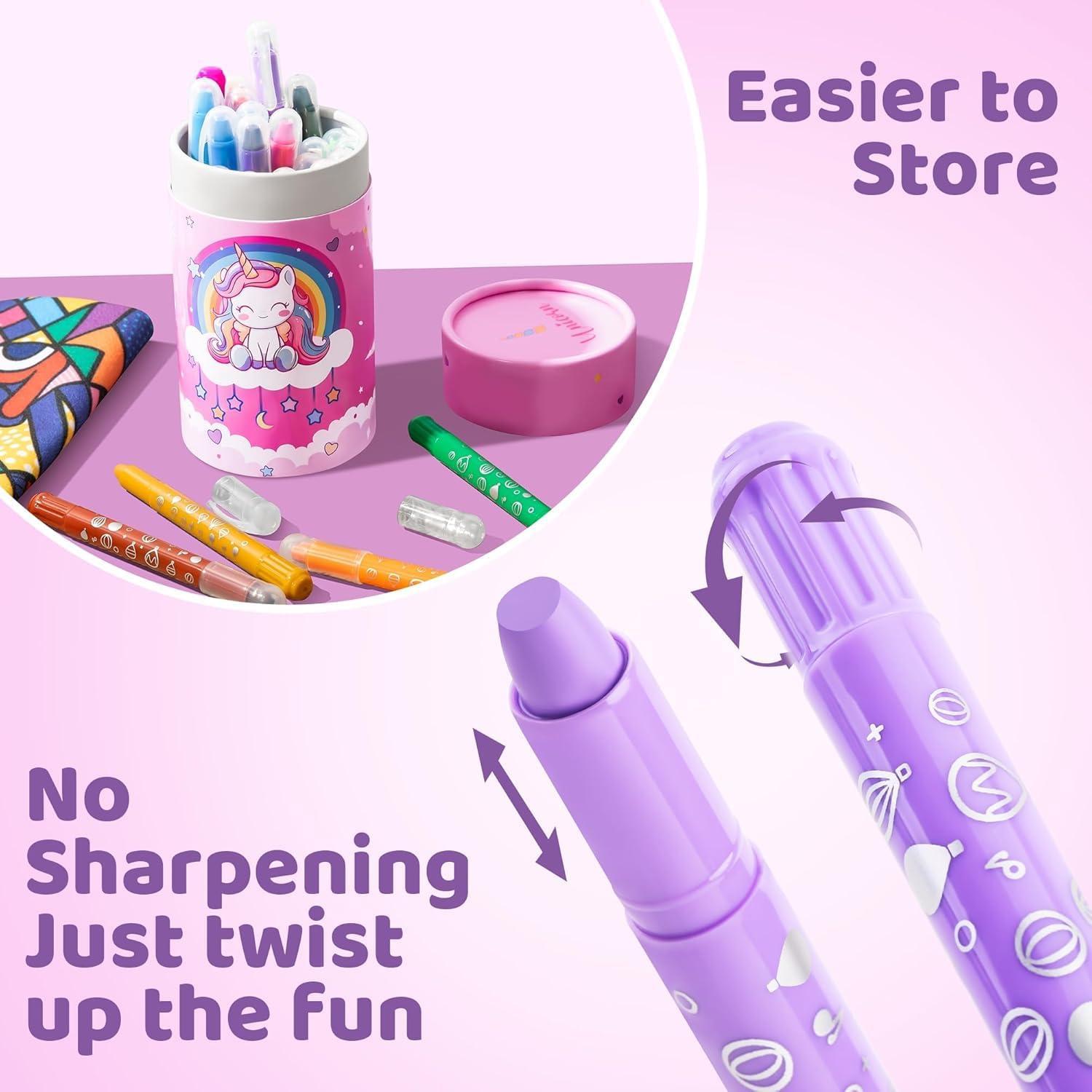 Crayones DreamCandy 24 Colores Lavables para Niños