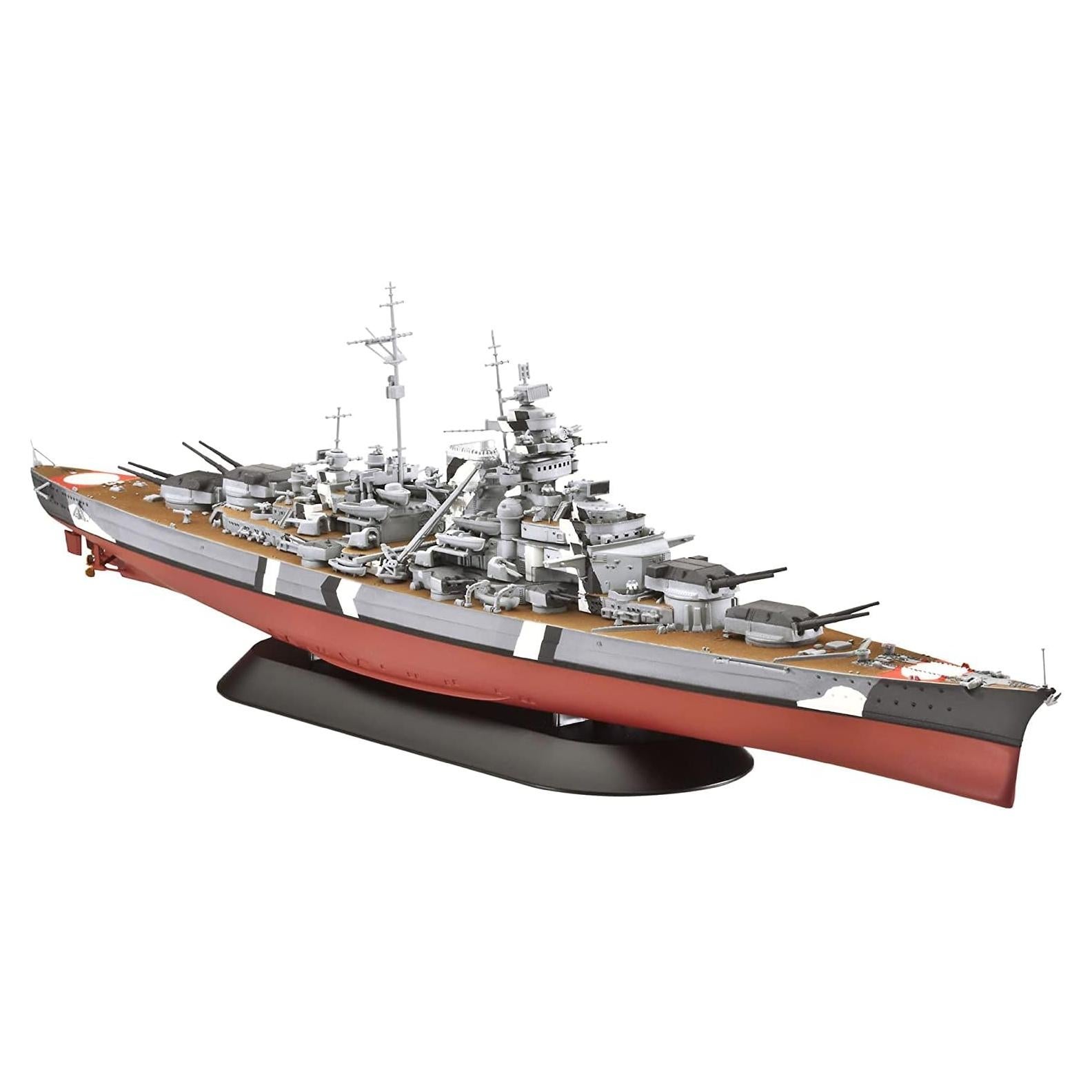 Kit de Modelo Acorazado Bismarck Revell 1:700 Detalles Finos