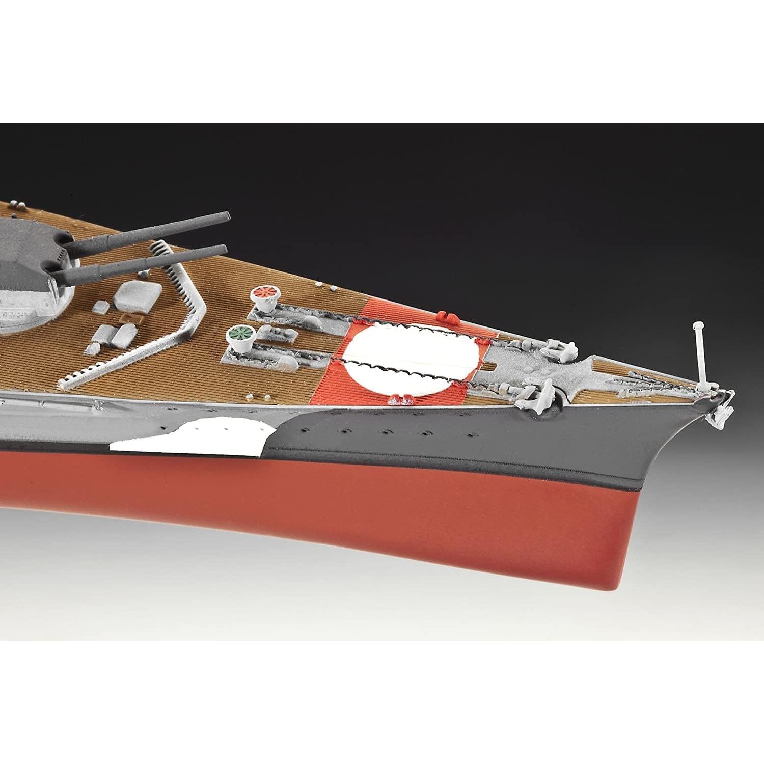 Kit de Modelo Acorazado Bismarck Revell 1:700 Detalles Finos