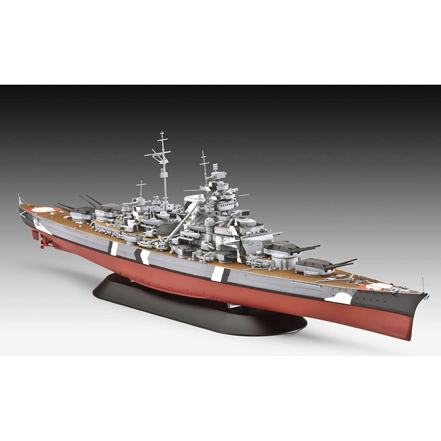 Kit de Modelo Acorazado Bismarck Revell 1:700 Detalles Finos