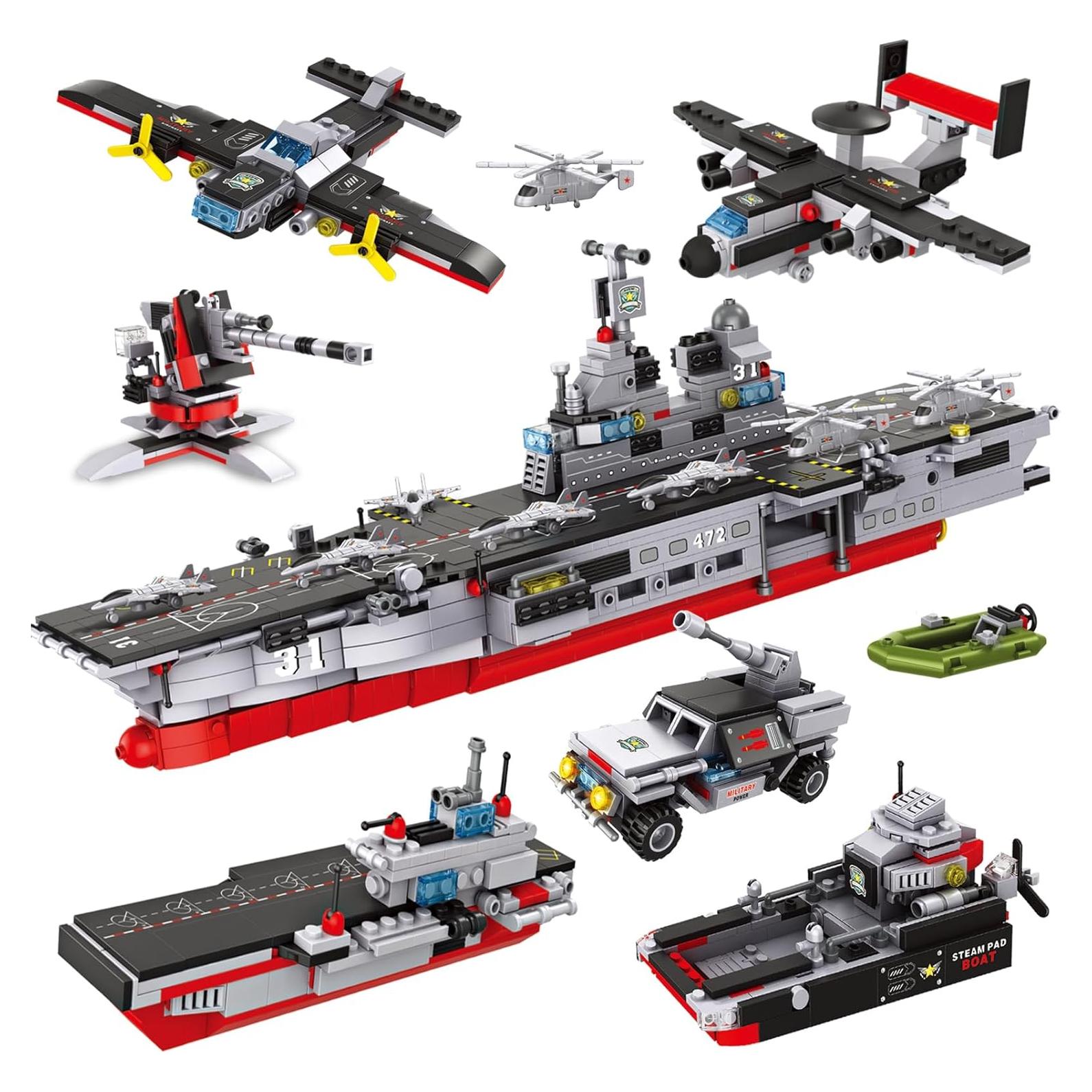 Juego de Construcción de Barcos de Guerra EP 1161 Piezas