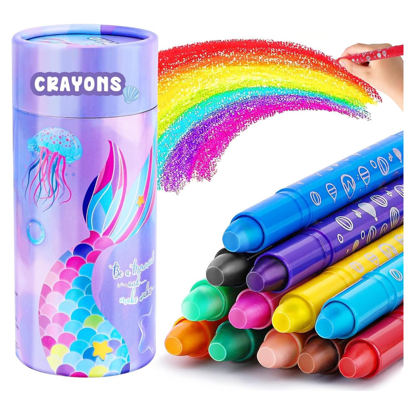 Crayones DreamCandy CK 12 Colores No Tóxicos para Niños