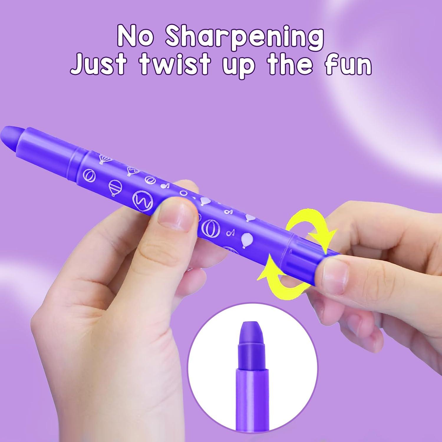 Crayones DreamCandy CK 12 Colores No Tóxicos para Niños