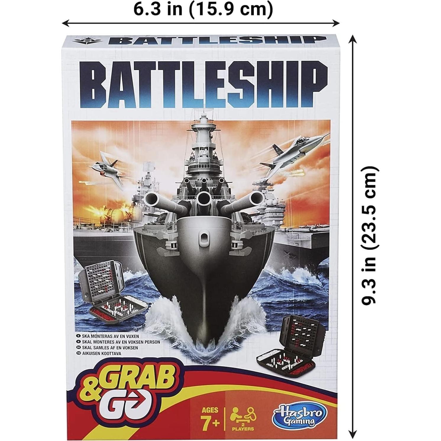 Juego de Hasbro Agarra y Ve Batalla Naval para 2 Jugadores
