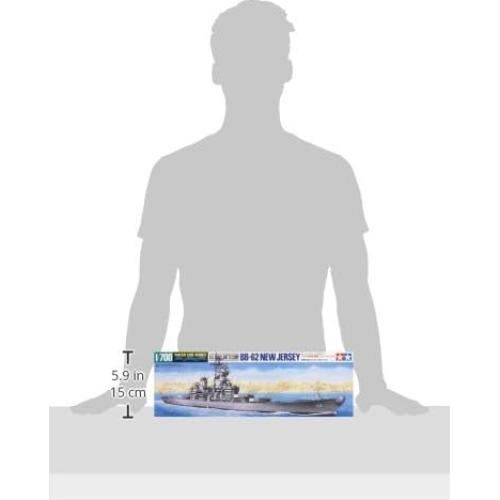 Kit de Modelo Acorazado Tamiya New Jersey 1/700 Plástico
