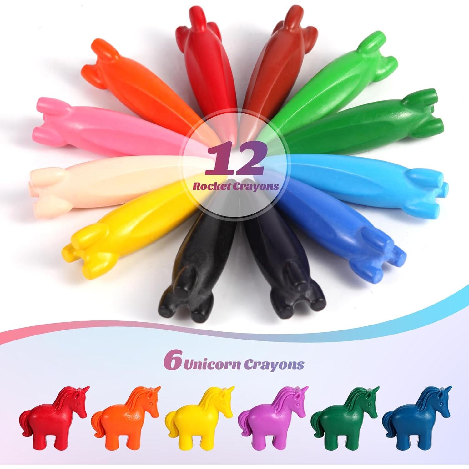 Crayones DreamCandy 18 Colores Lavables para Niños