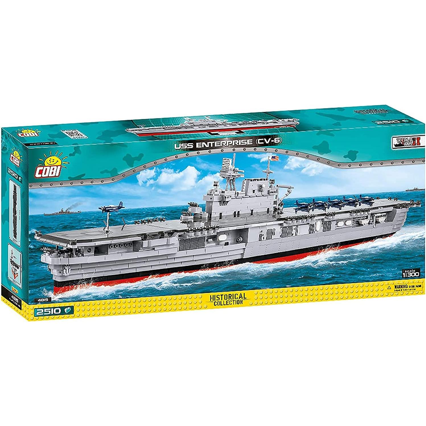 Modelo de Construcción USS Enterprise CV-6 COBI 2510 Piezas
