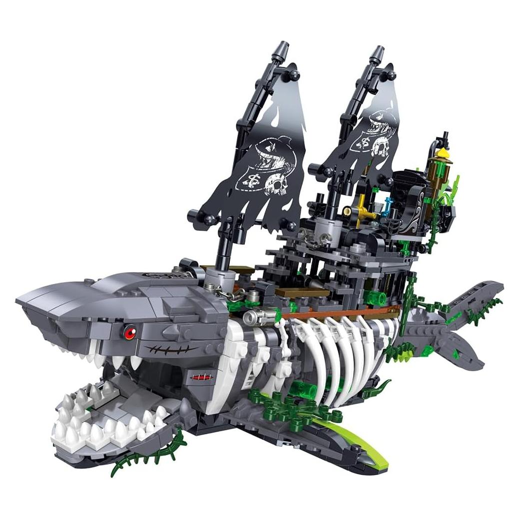 Juguete de Construcción Barco Pirata Hhohio 1155 Piezas