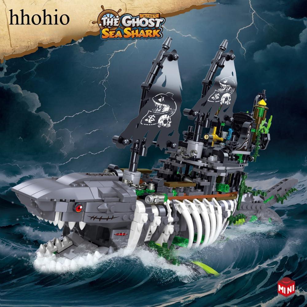 Juguete de Construcción Barco Pirata Hhohio 1155 Piezas