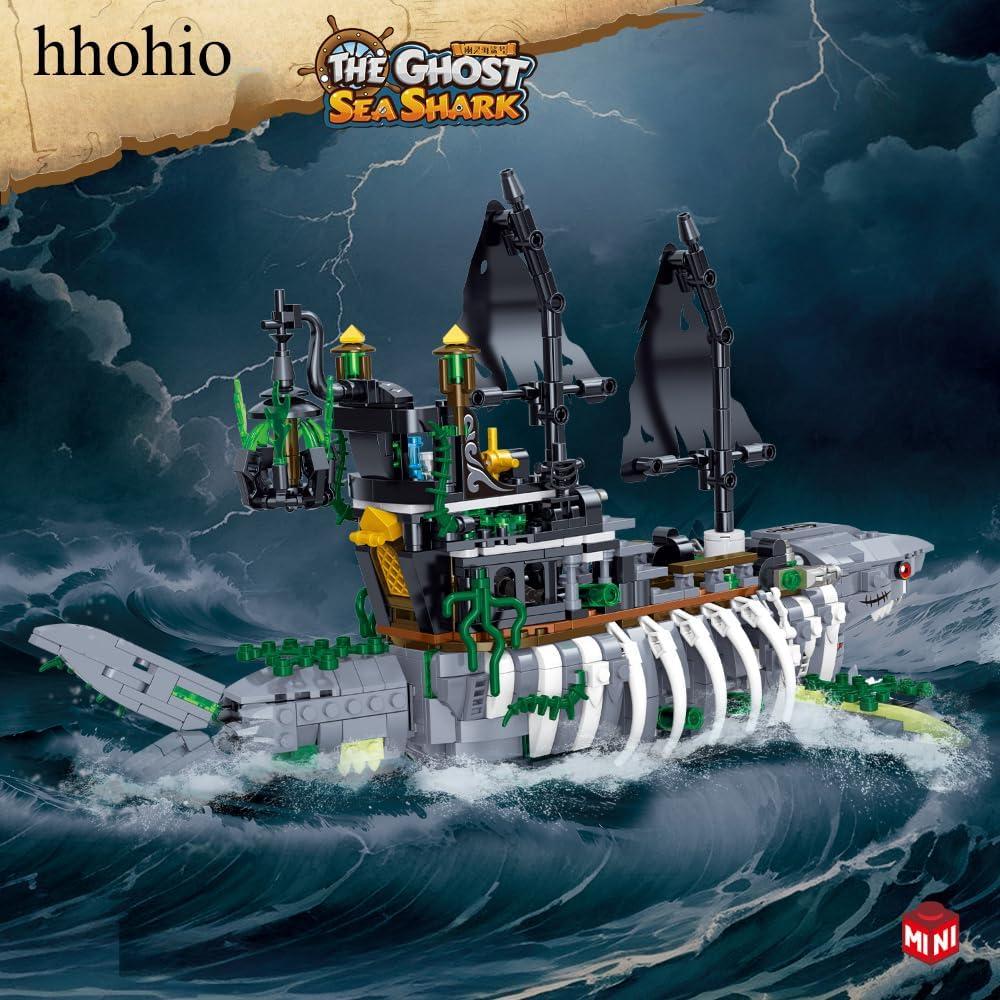 Juguete de Construcción Barco Pirata Hhohio 1155 Piezas