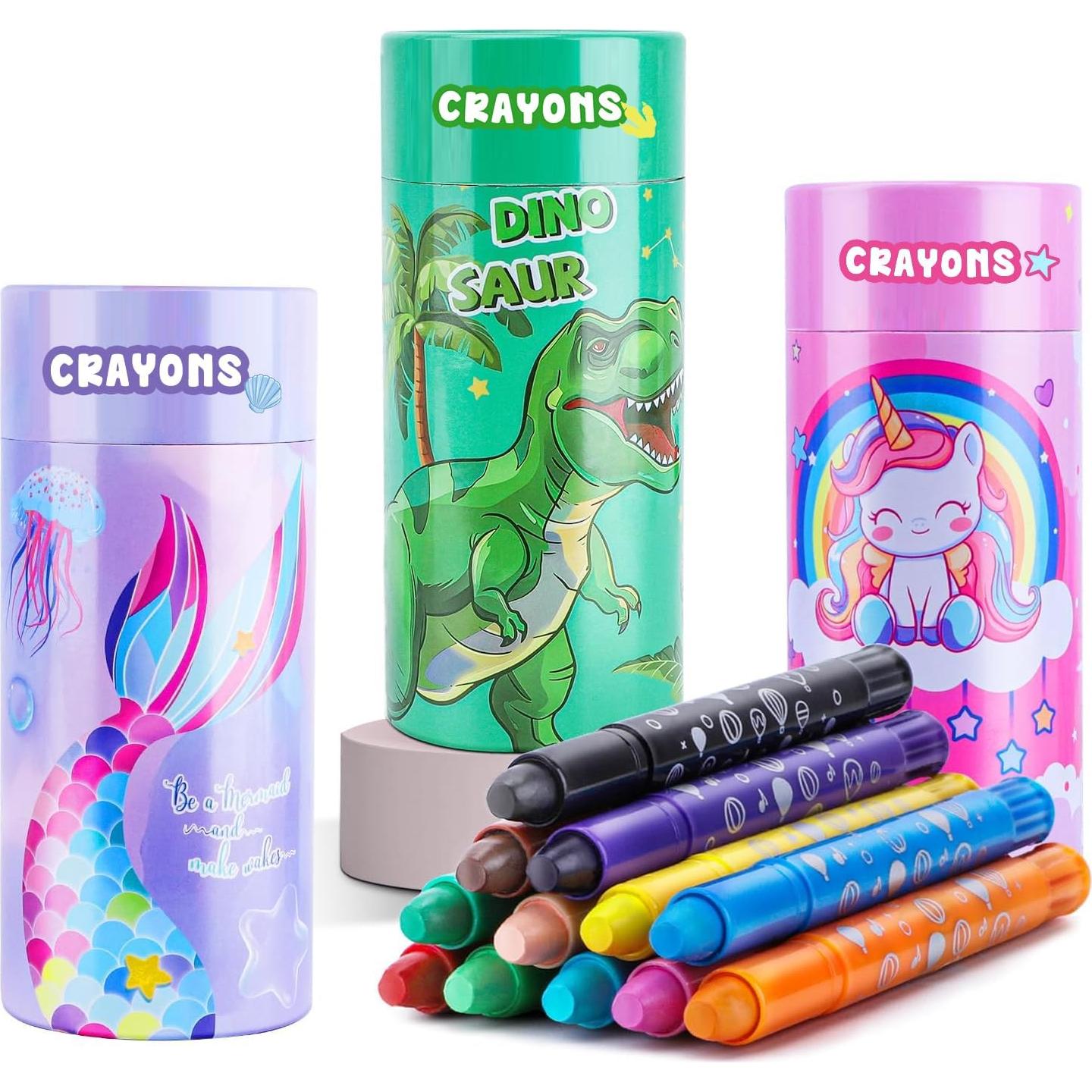 Crayones DreamCandy 12 Colores No Tóxicos para Niños