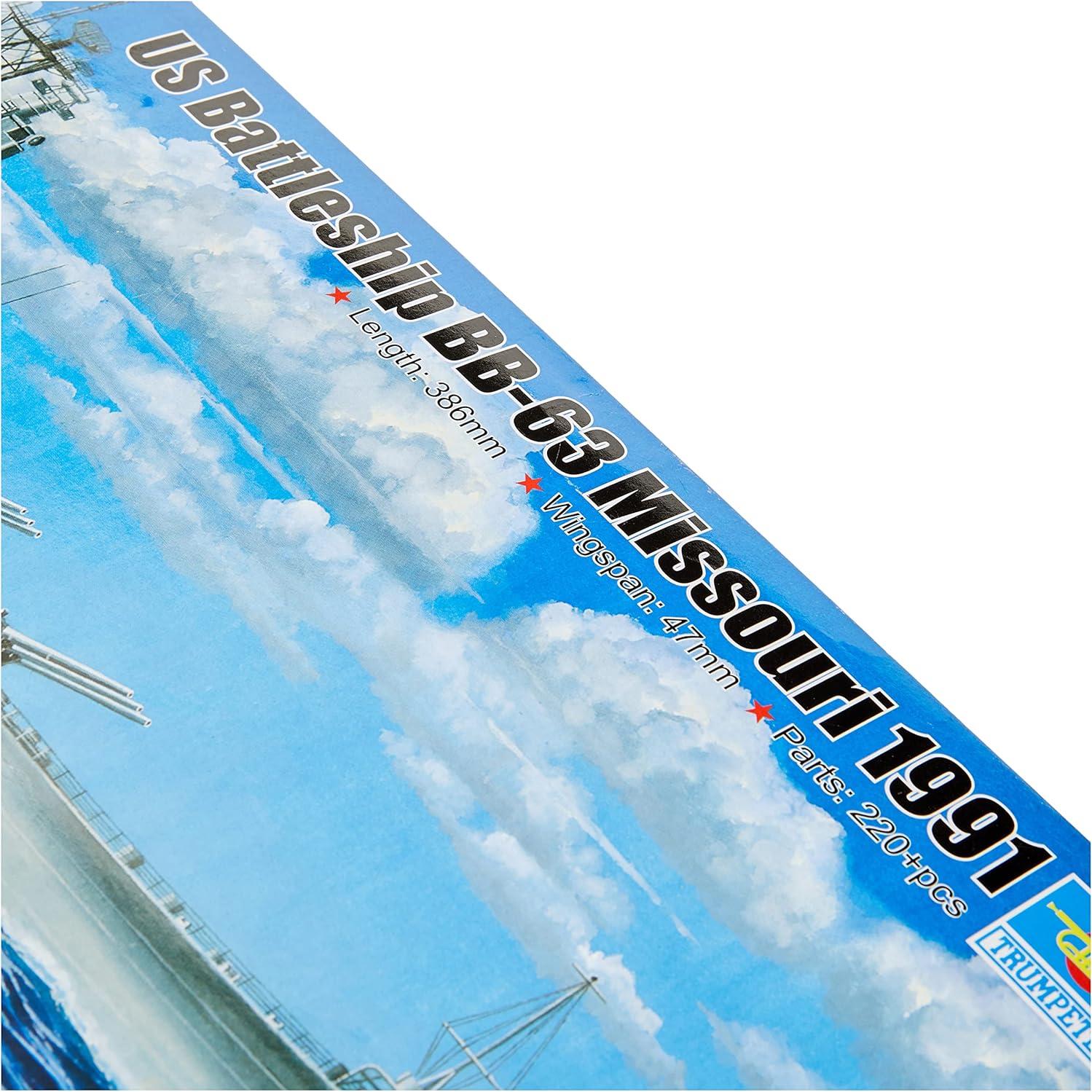 Kit de Modelo Acorazado Trumpeter USS Missouri BB63 1:700