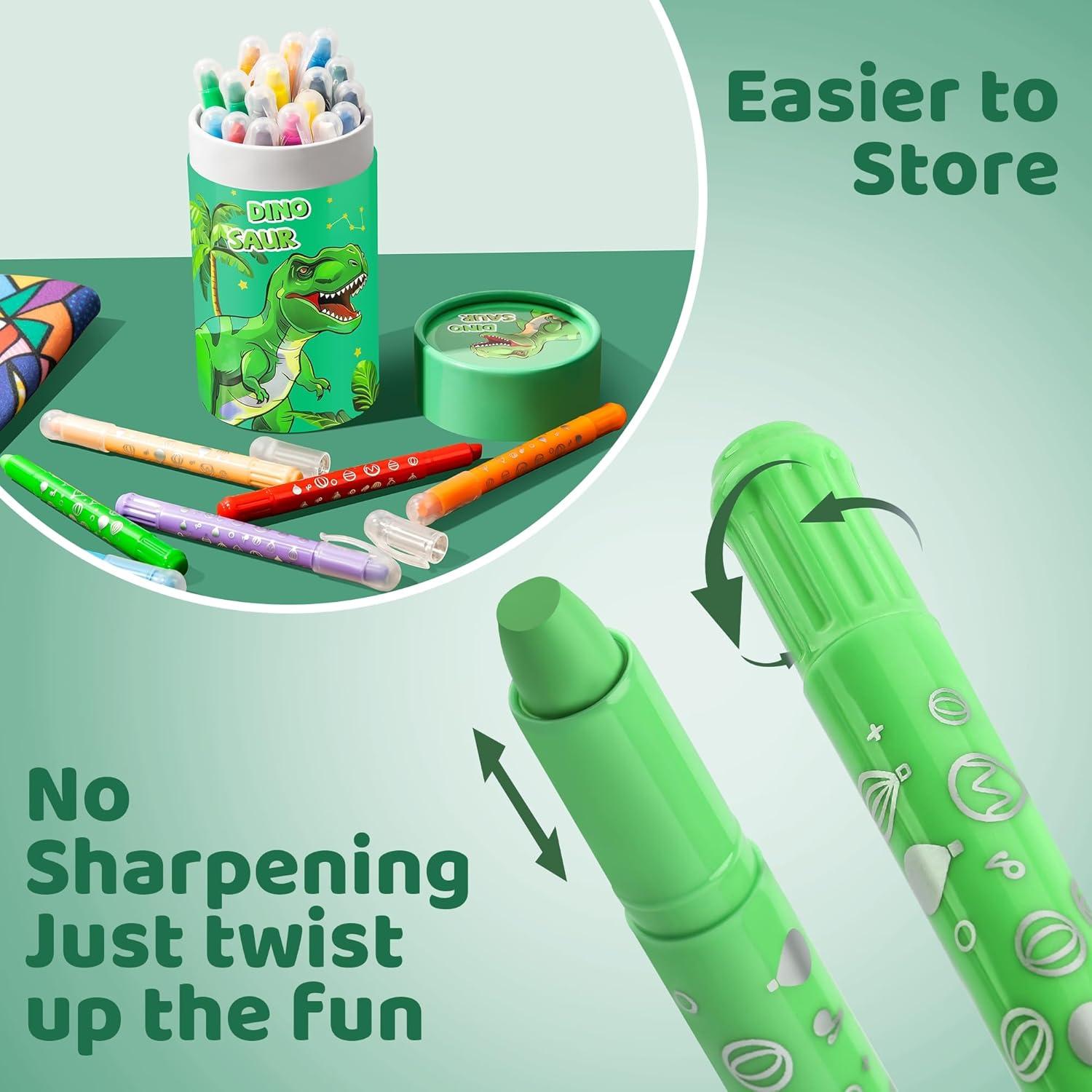 Crayones DreamCandy 24 Colores No Tóxicos para Niños