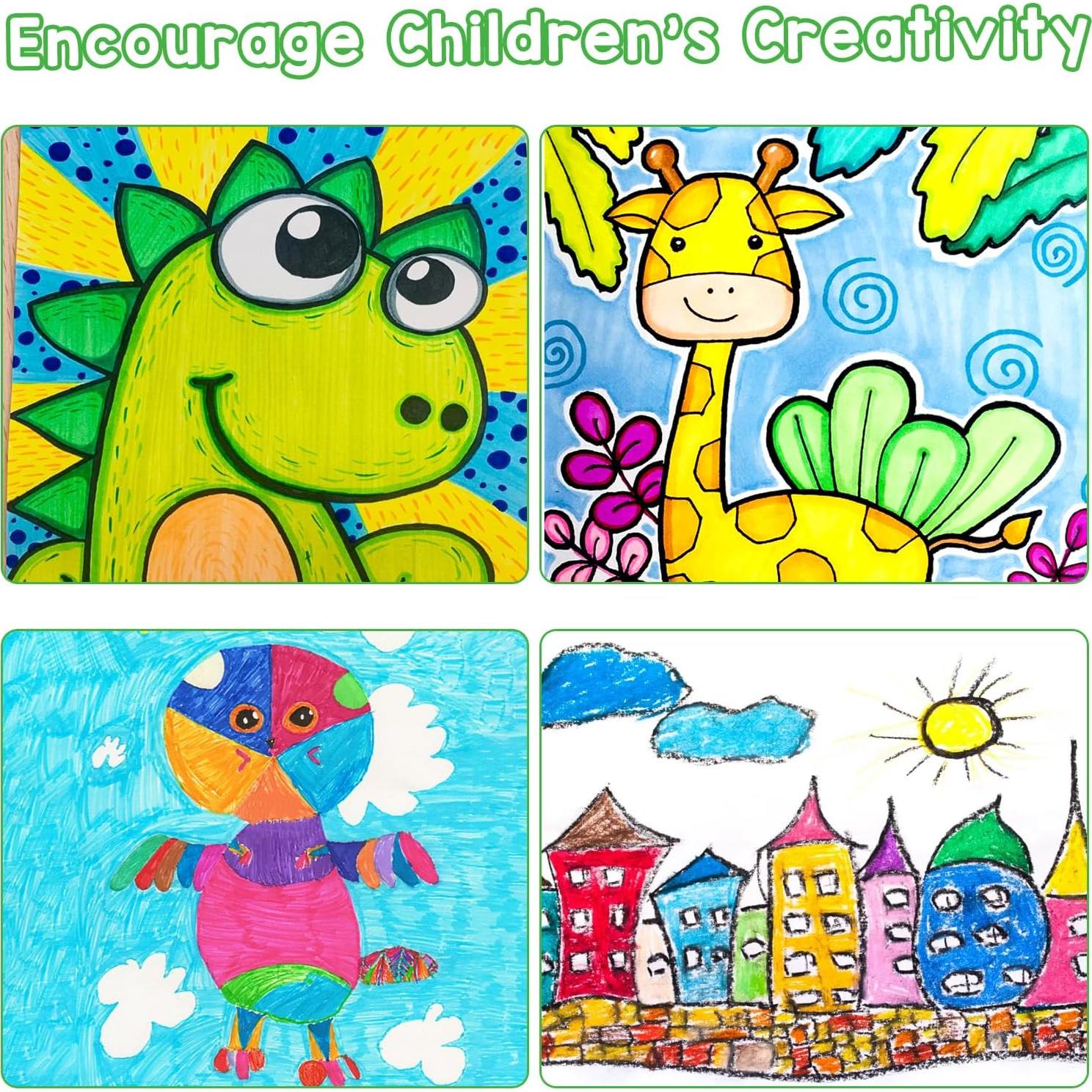 Crayones DreamCandy 24 Colores No Tóxicos para Niños
